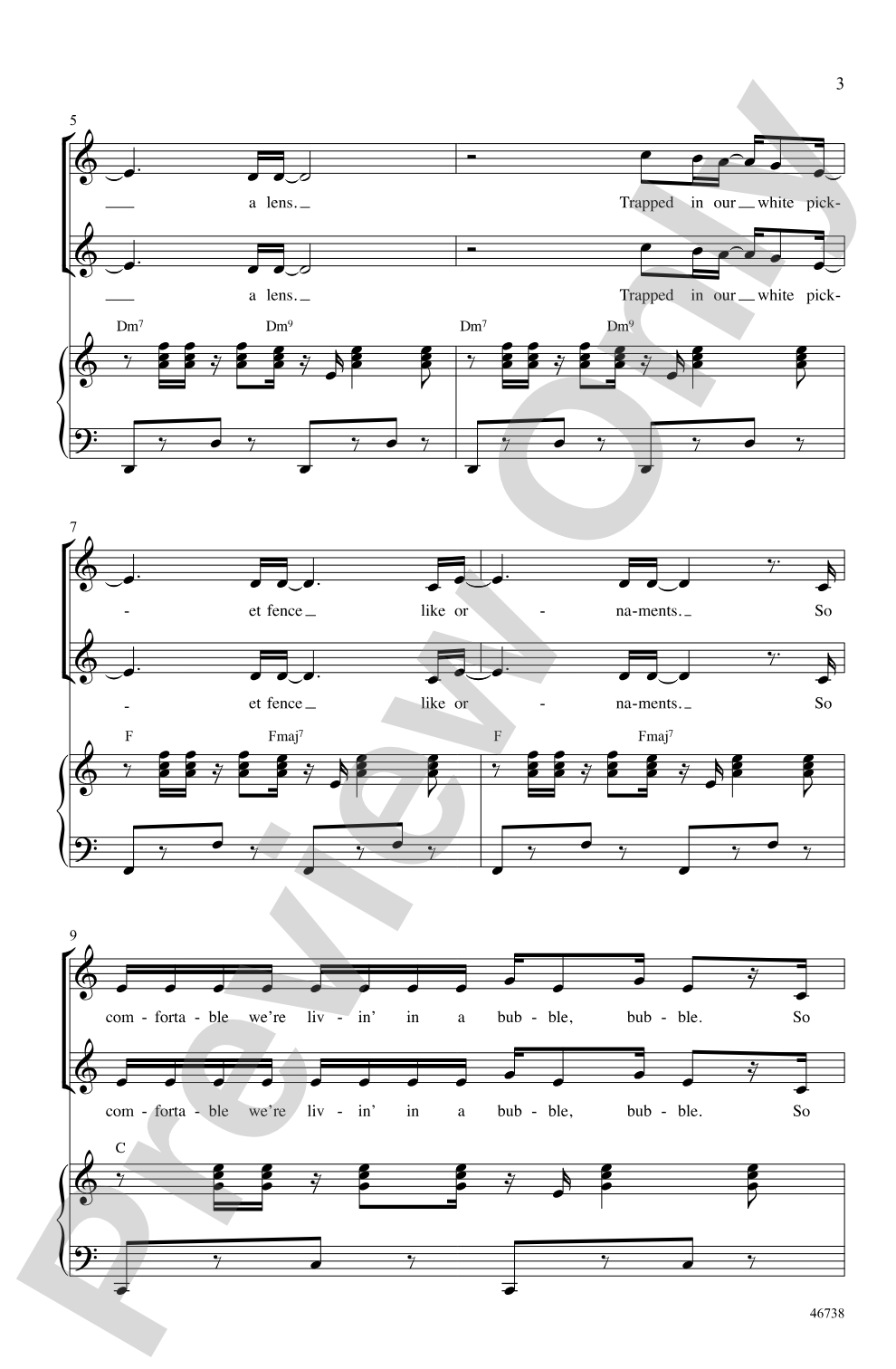 Chained to the Rhythm: 2-Part Choral Octavo