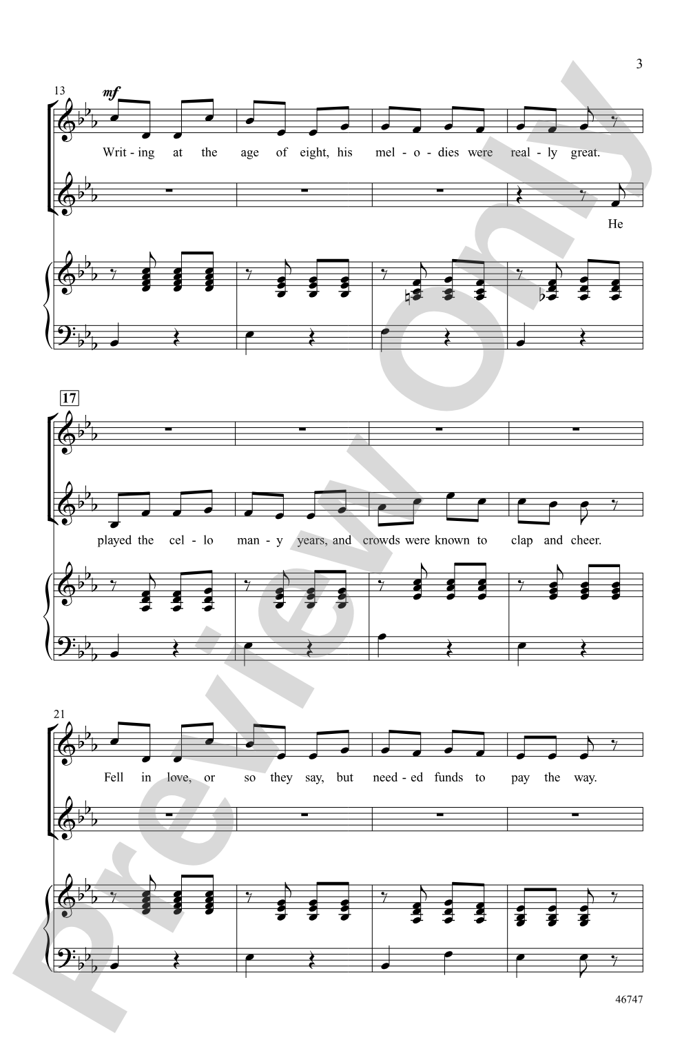 Can-Can: 2-Part Choral Octavo
