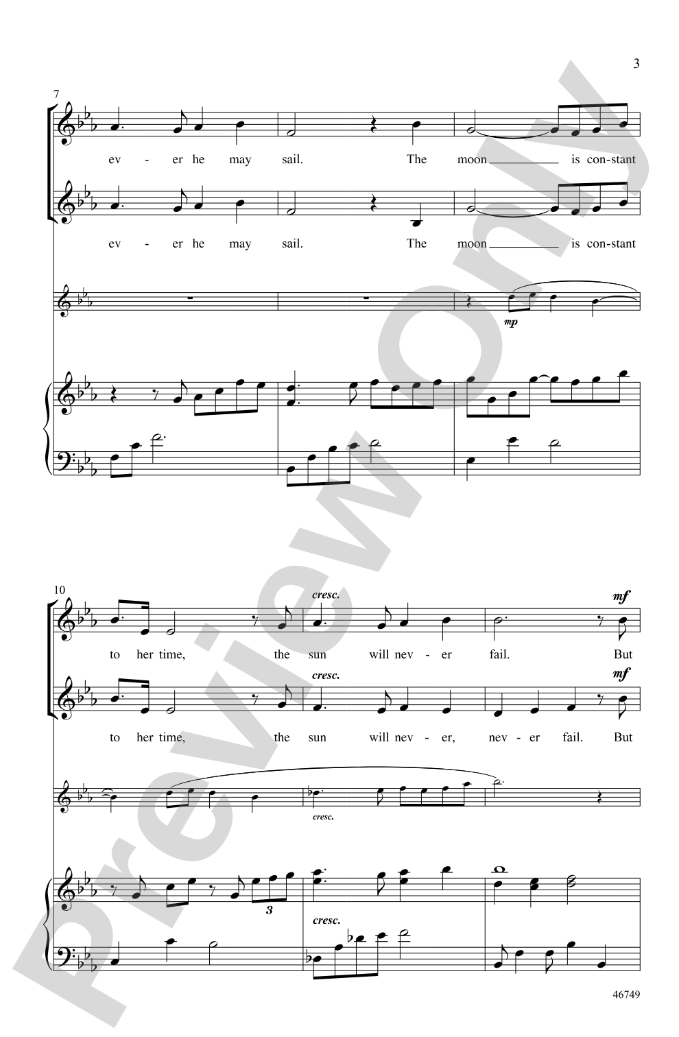 The Stars Are with the Voyager: 2-Part Choral Octavo