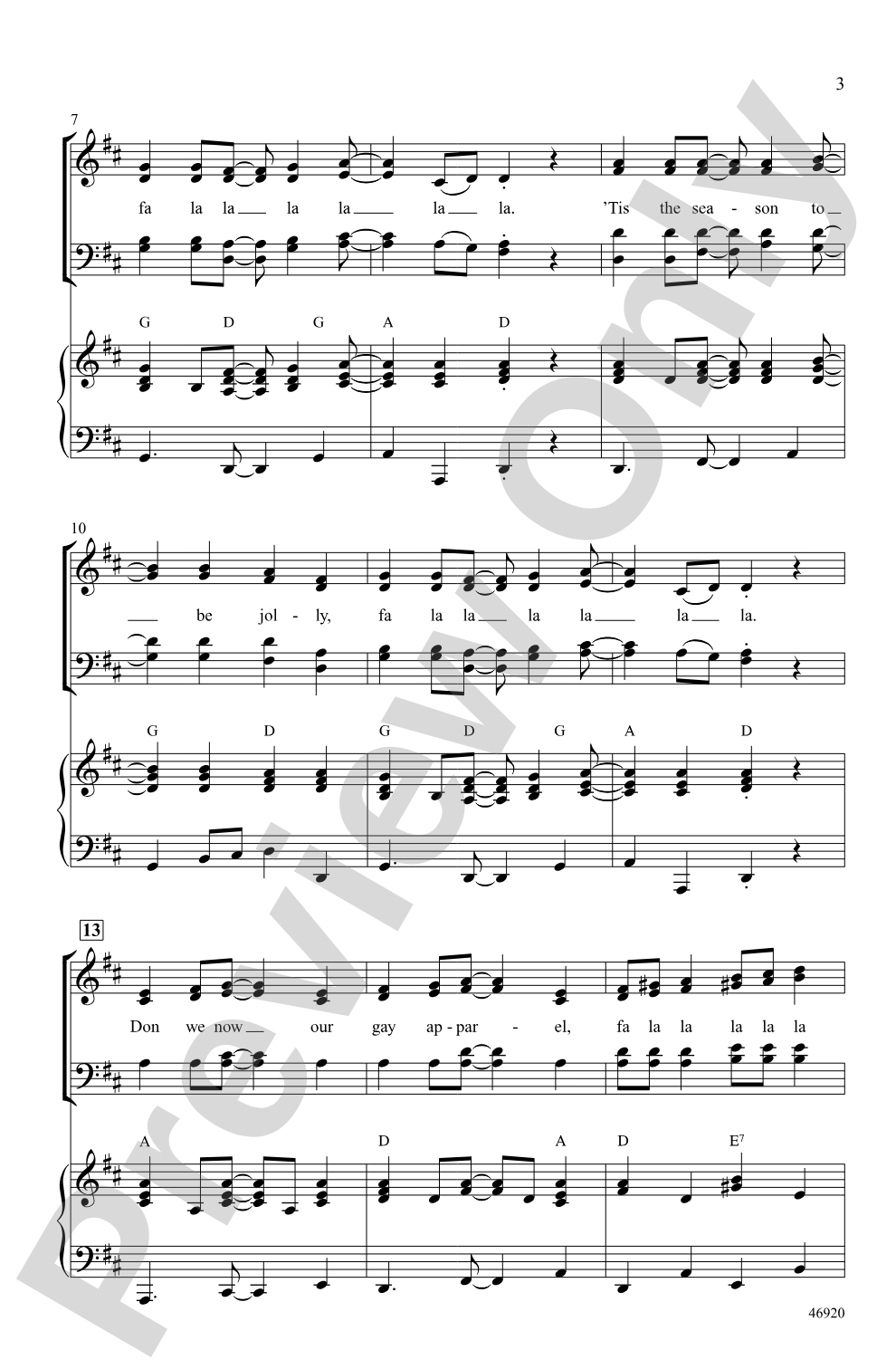 Fa La La La La!: SATB Choral Octavo