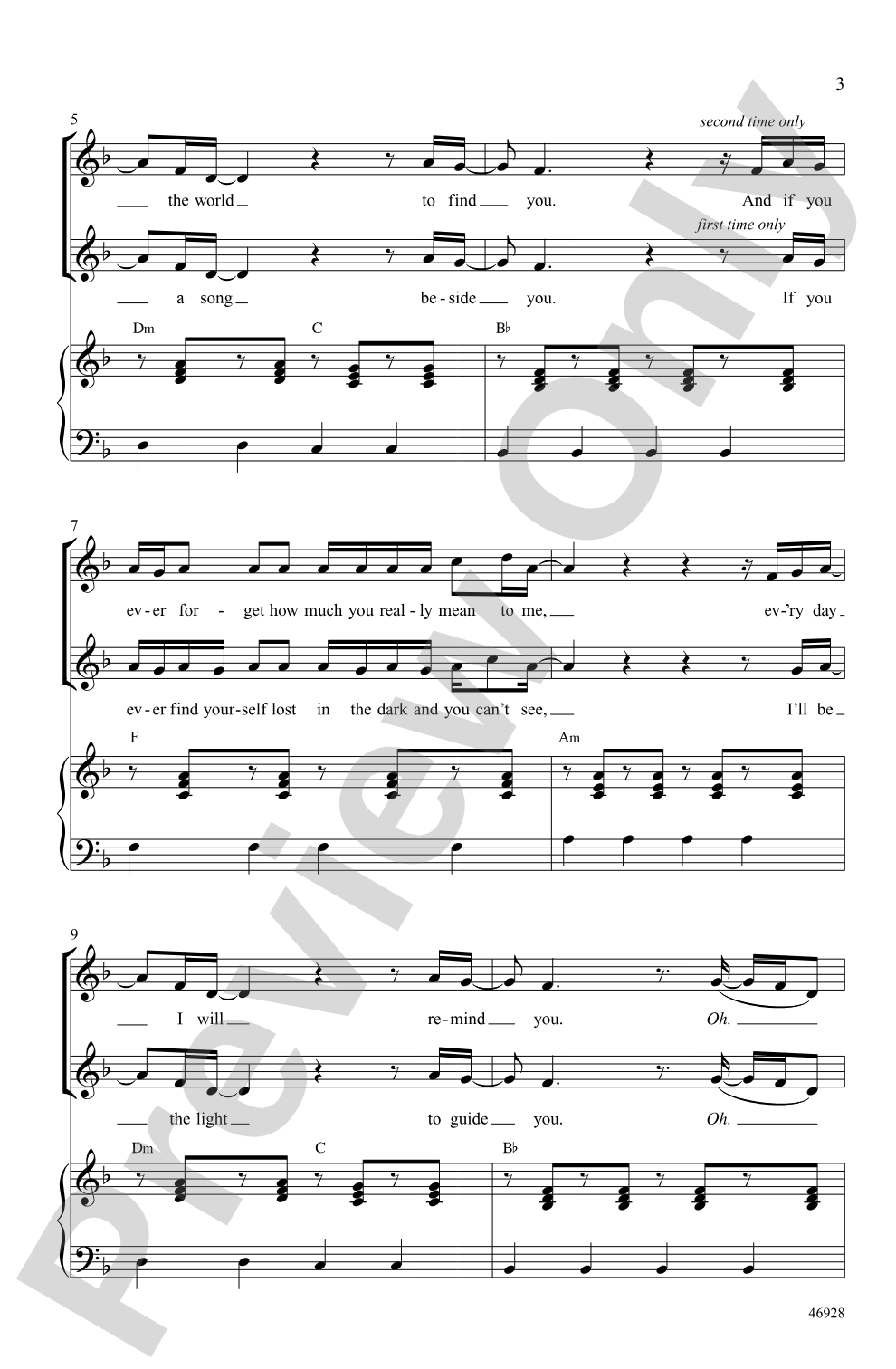 Count on Me: 2-Part Choral Octavo