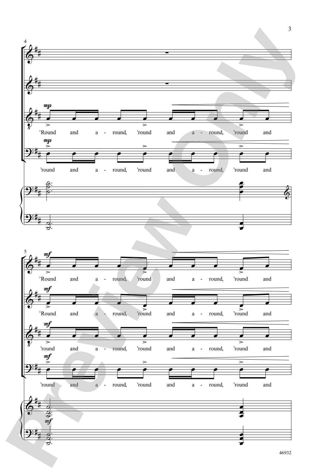 Old Joe Clark: SATB Choral Octavo