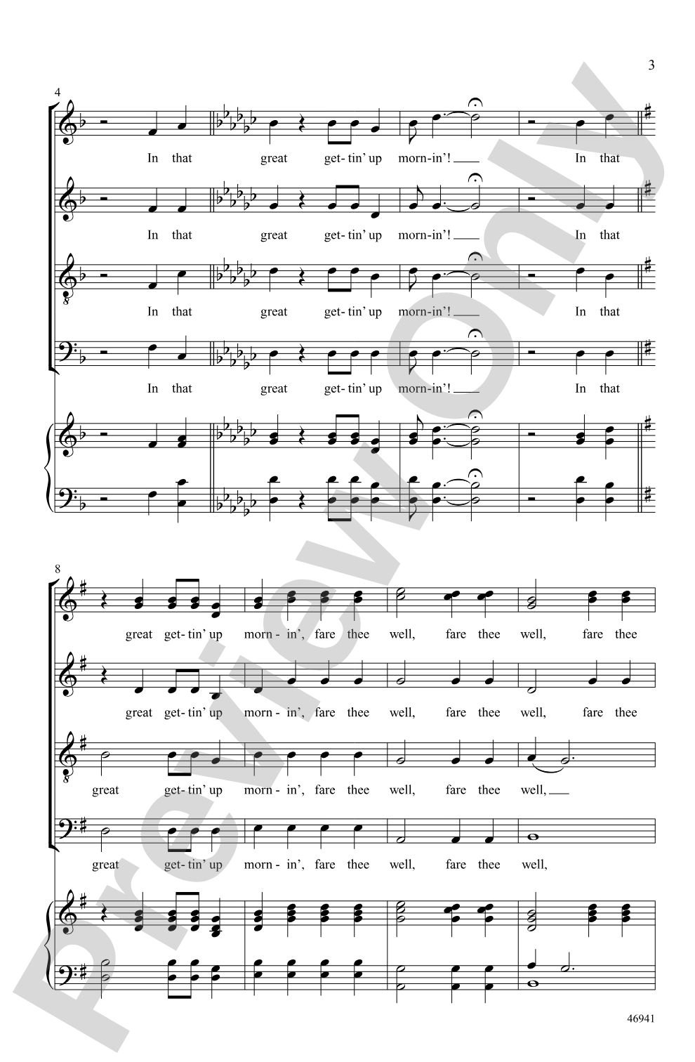 In That Great Gettin' Up Mornin'!: SATB, <i>a cappella</i> Choral Octavo