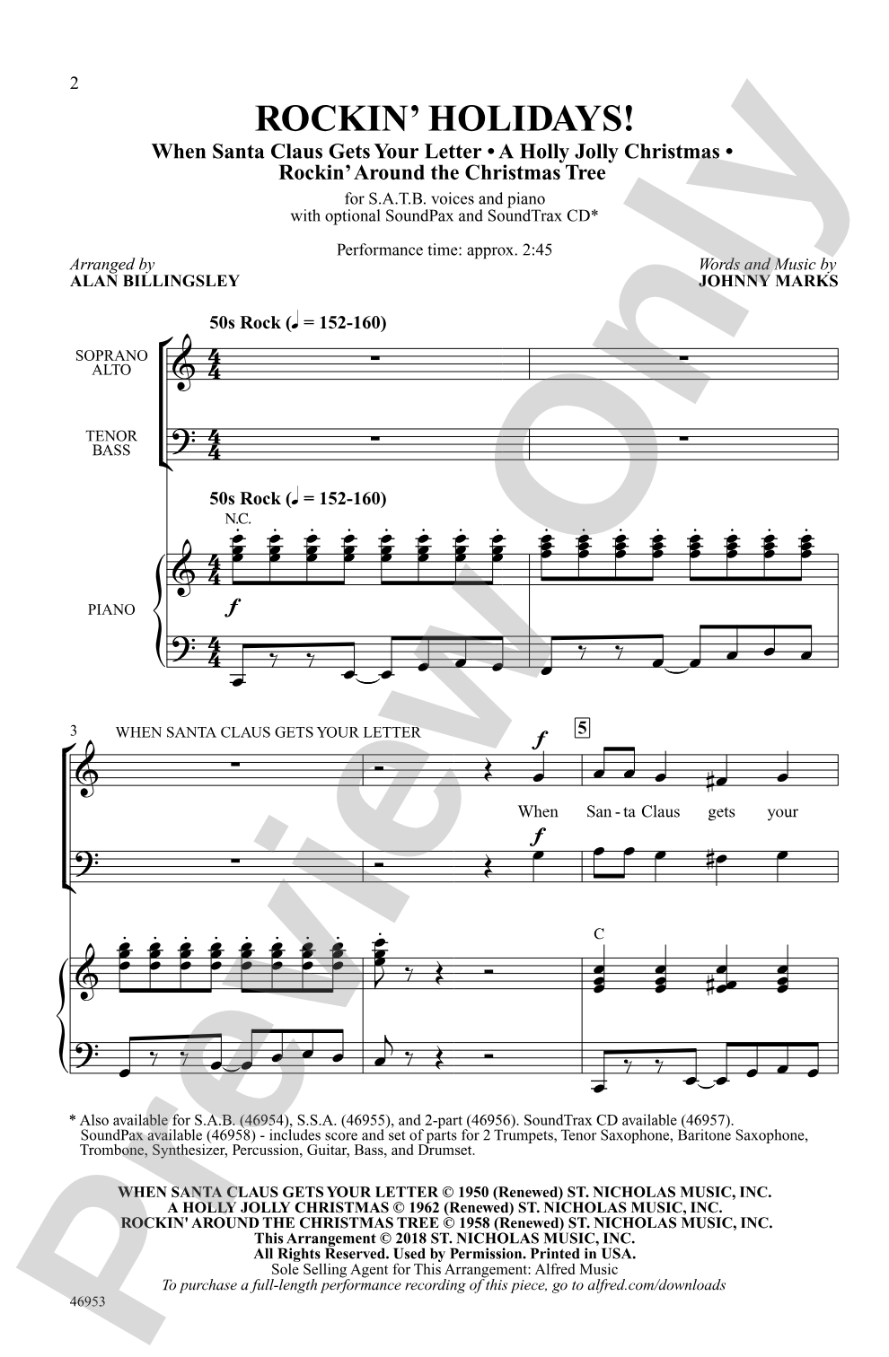 Rockin' Holidays!: SATB Choral Octavo