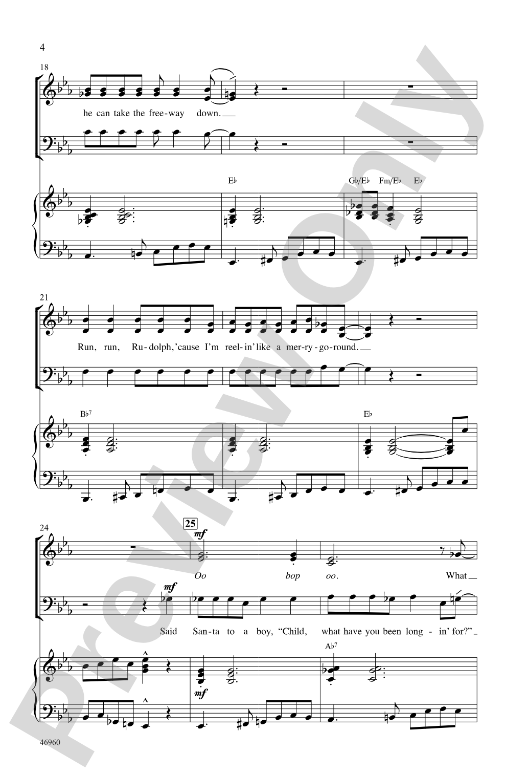 Run, Rudolph, Run: SAB Choral Octavo