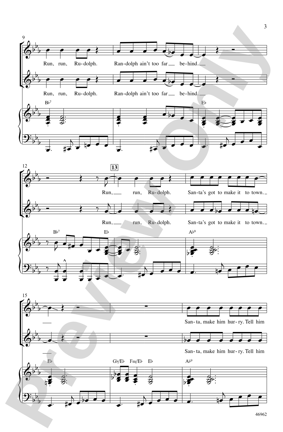 Run, Rudolph, Run: 2-Part Choral Octavo