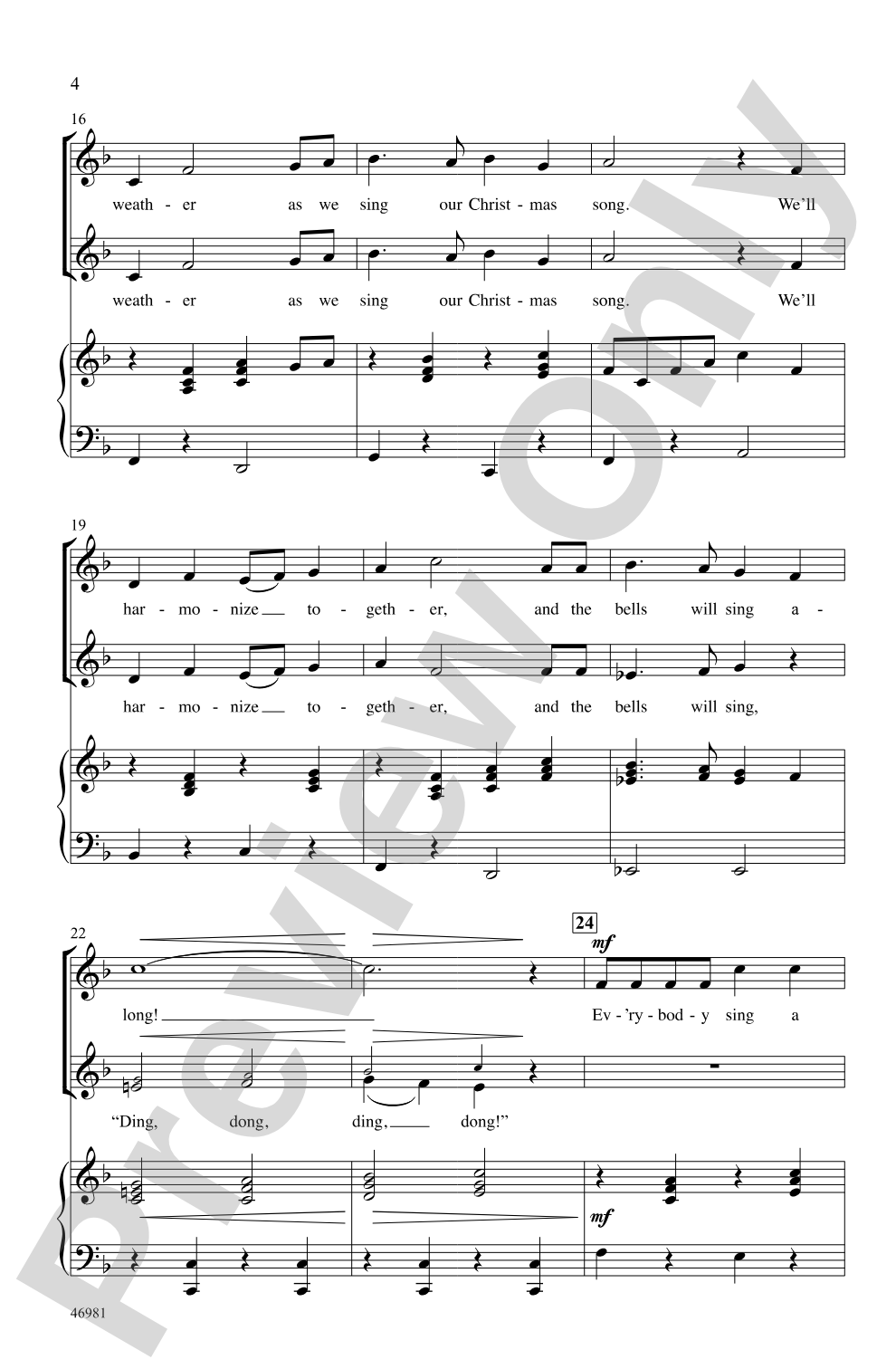 Ev'rybody Sing a Christmas Carol: 2-Part Choral Octavo