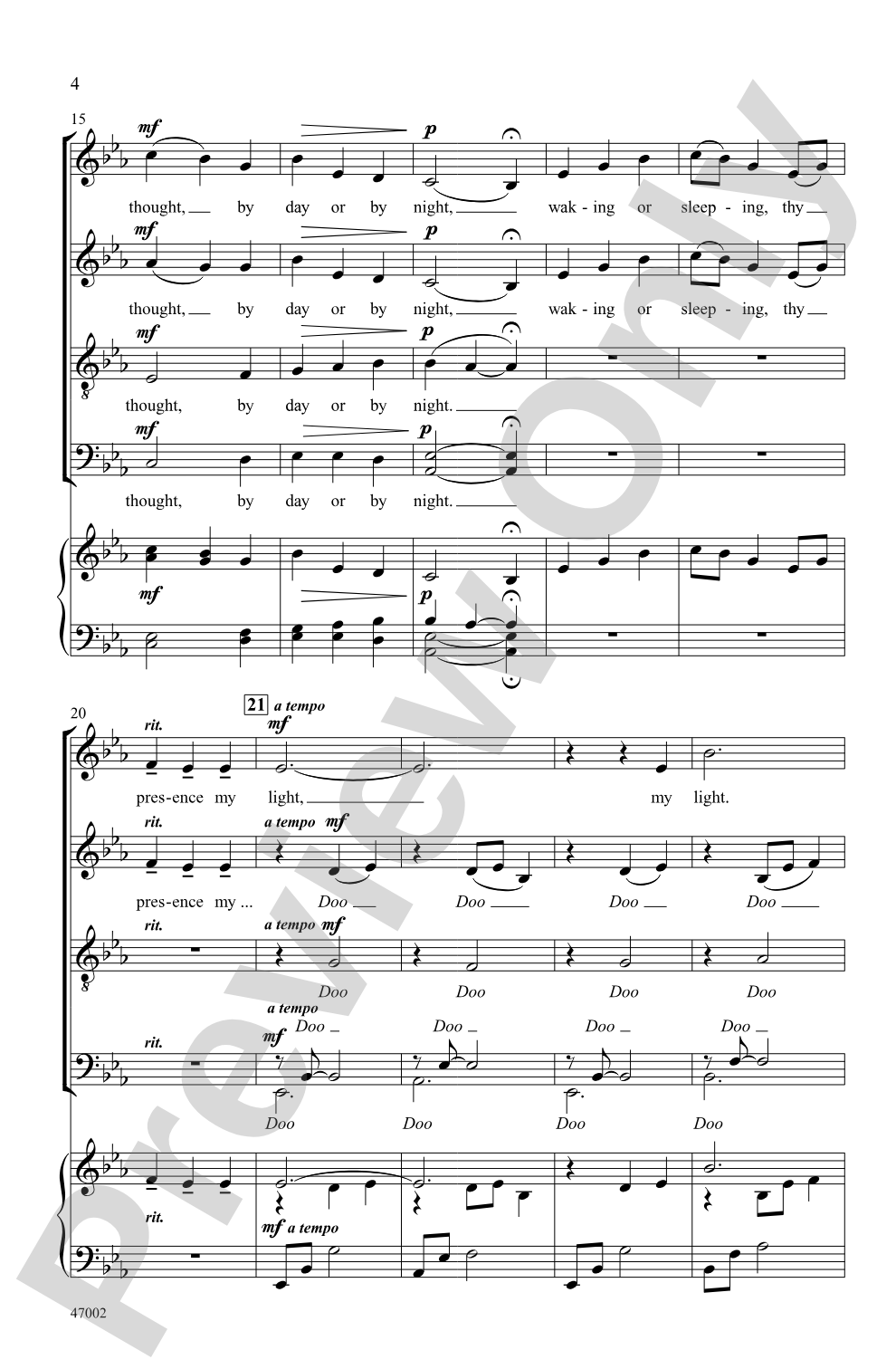 Be Thou My Vision: SATB divisi, <I>a cappella</I> Choral Octavo