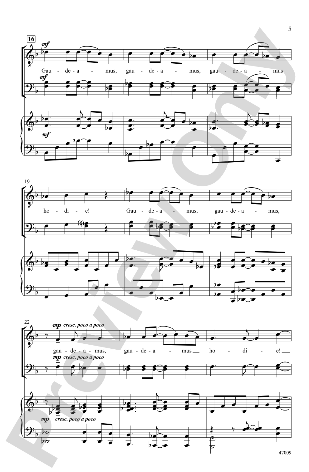 Jubilate, Exsultate!: TBB Choral Octavo