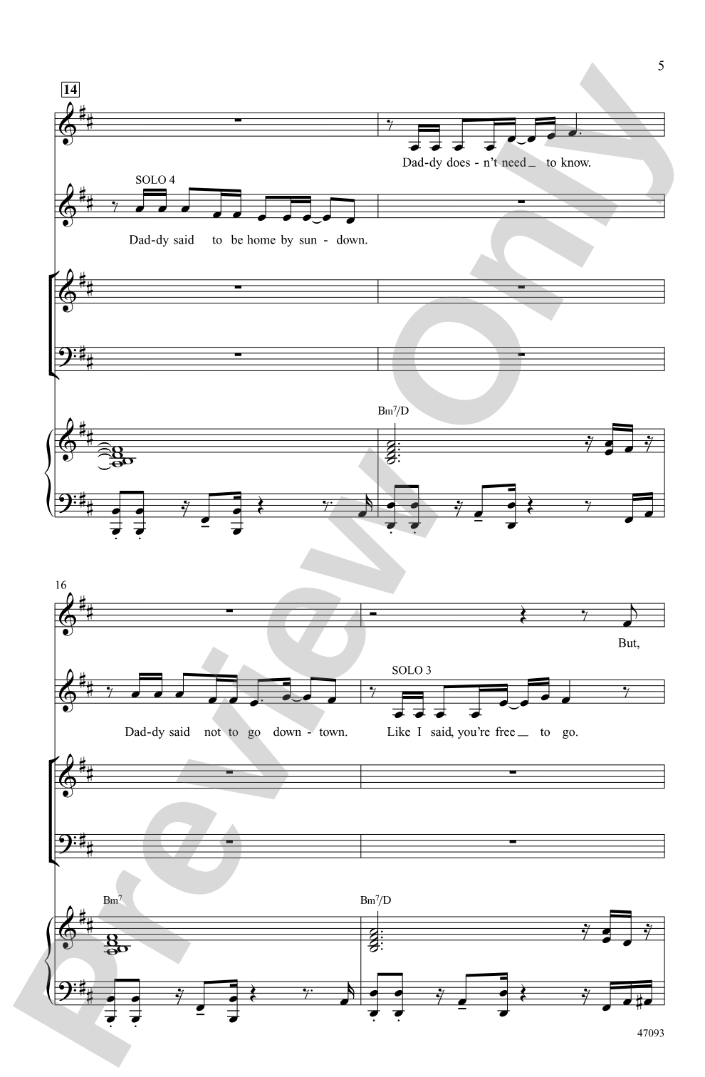 The Schuyler Sisters: SATB Choral Octavo
