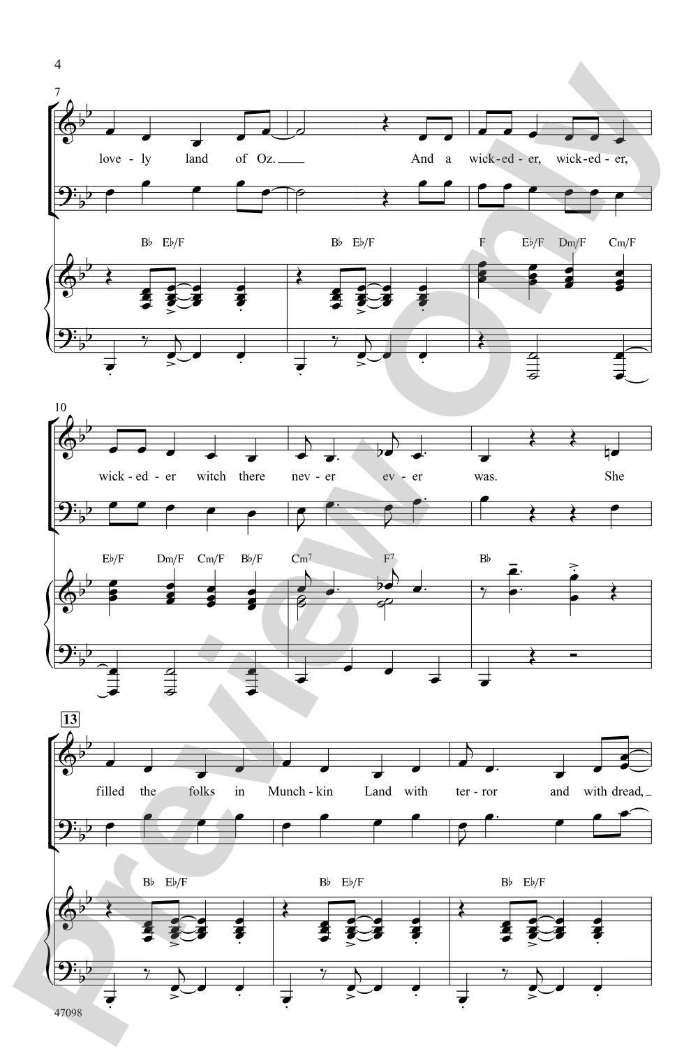 Ding-Dong! The Witch Is Dead: SAB Choral Octavo