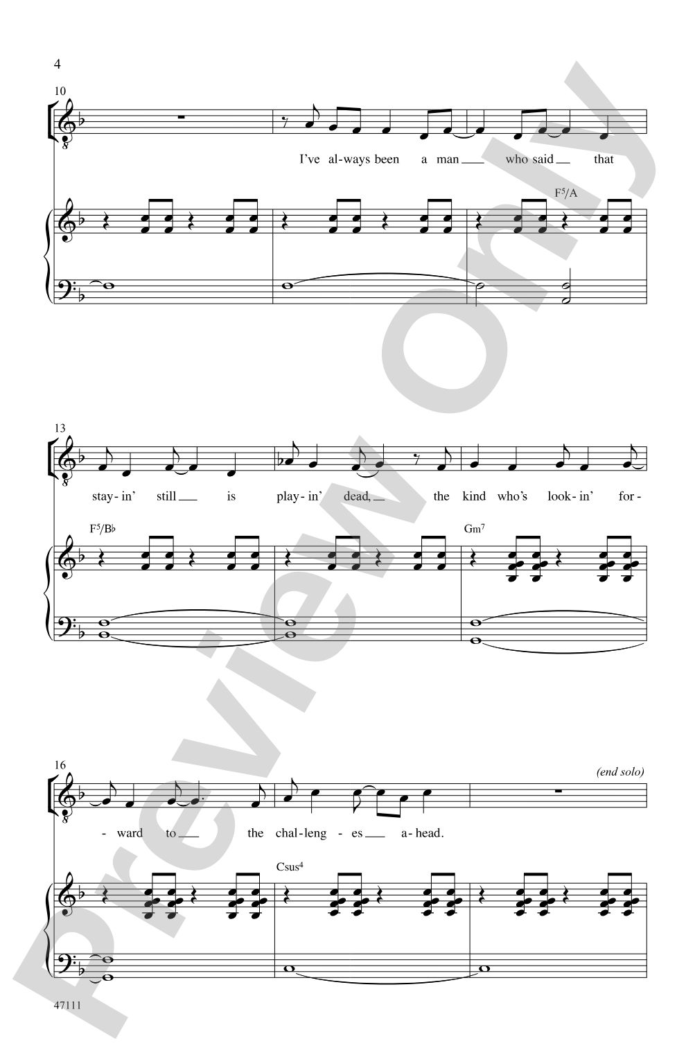 Fight the Dragons: TBB Choral Octavo