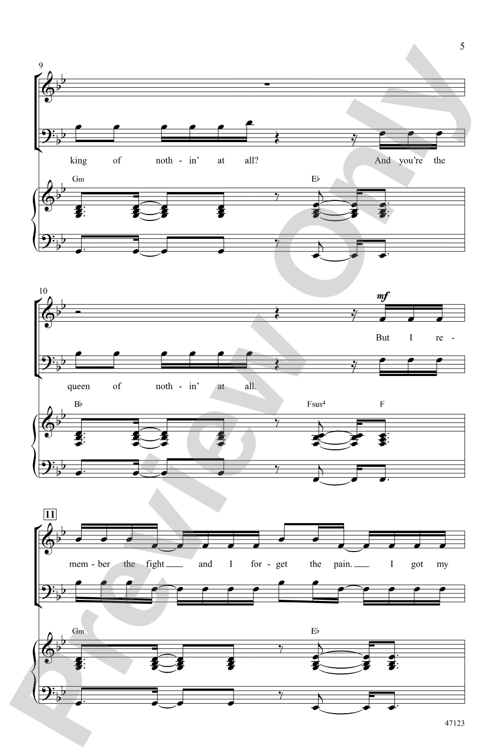 One Foot: SATB Choral Octavo