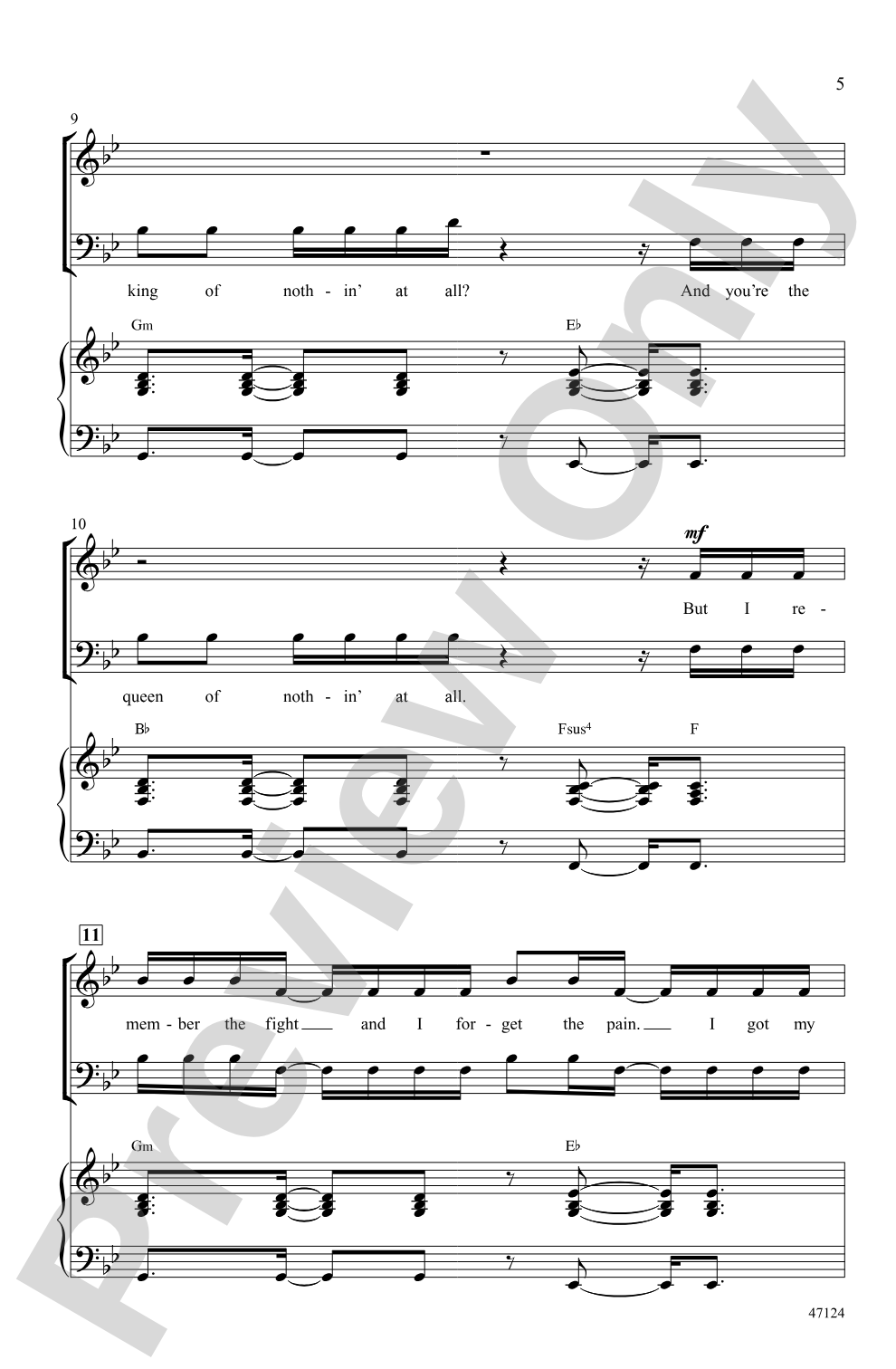 One Foot: SAB Choral Octavo