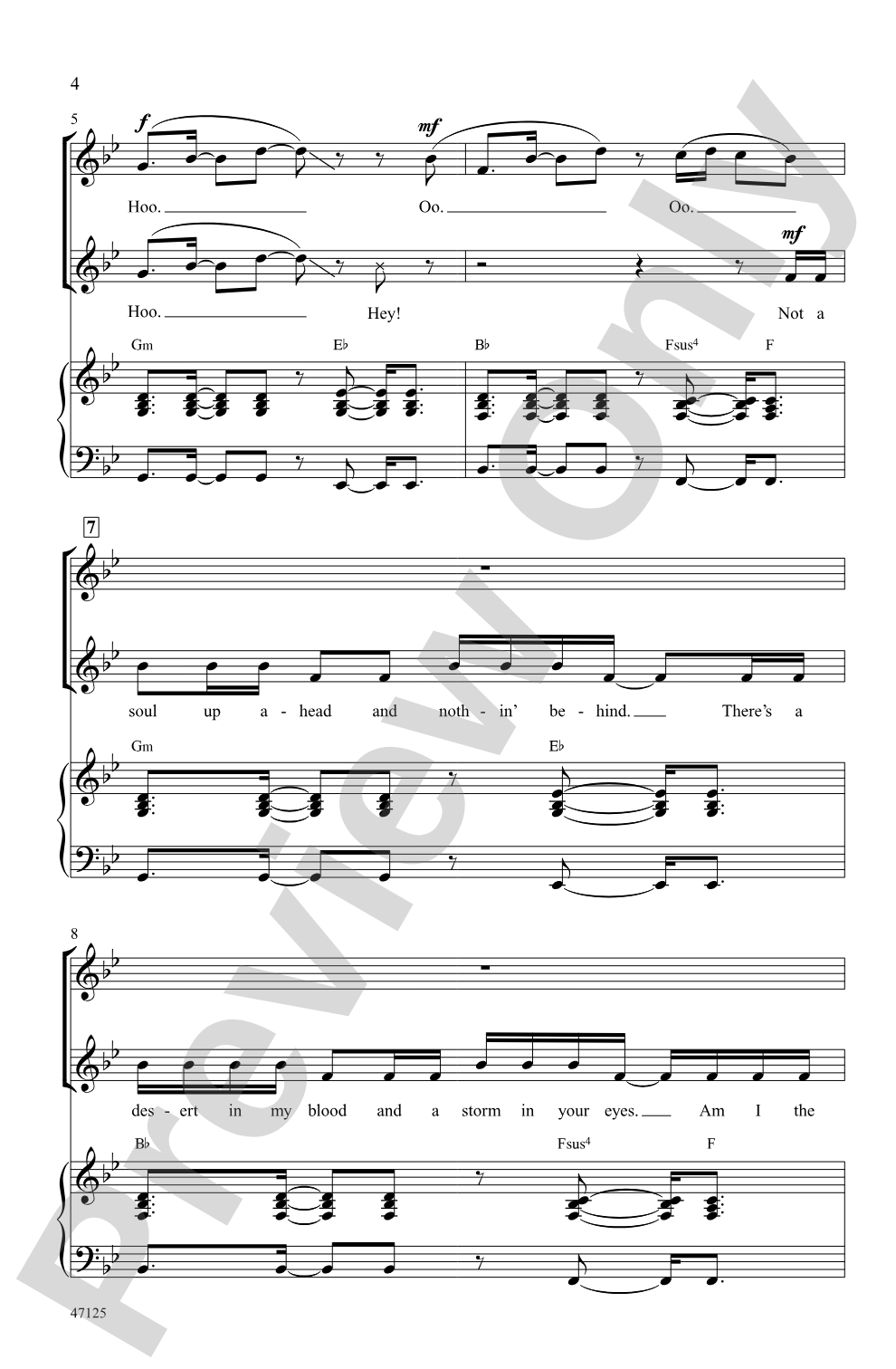 One Foot: 2-Part Choral Octavo