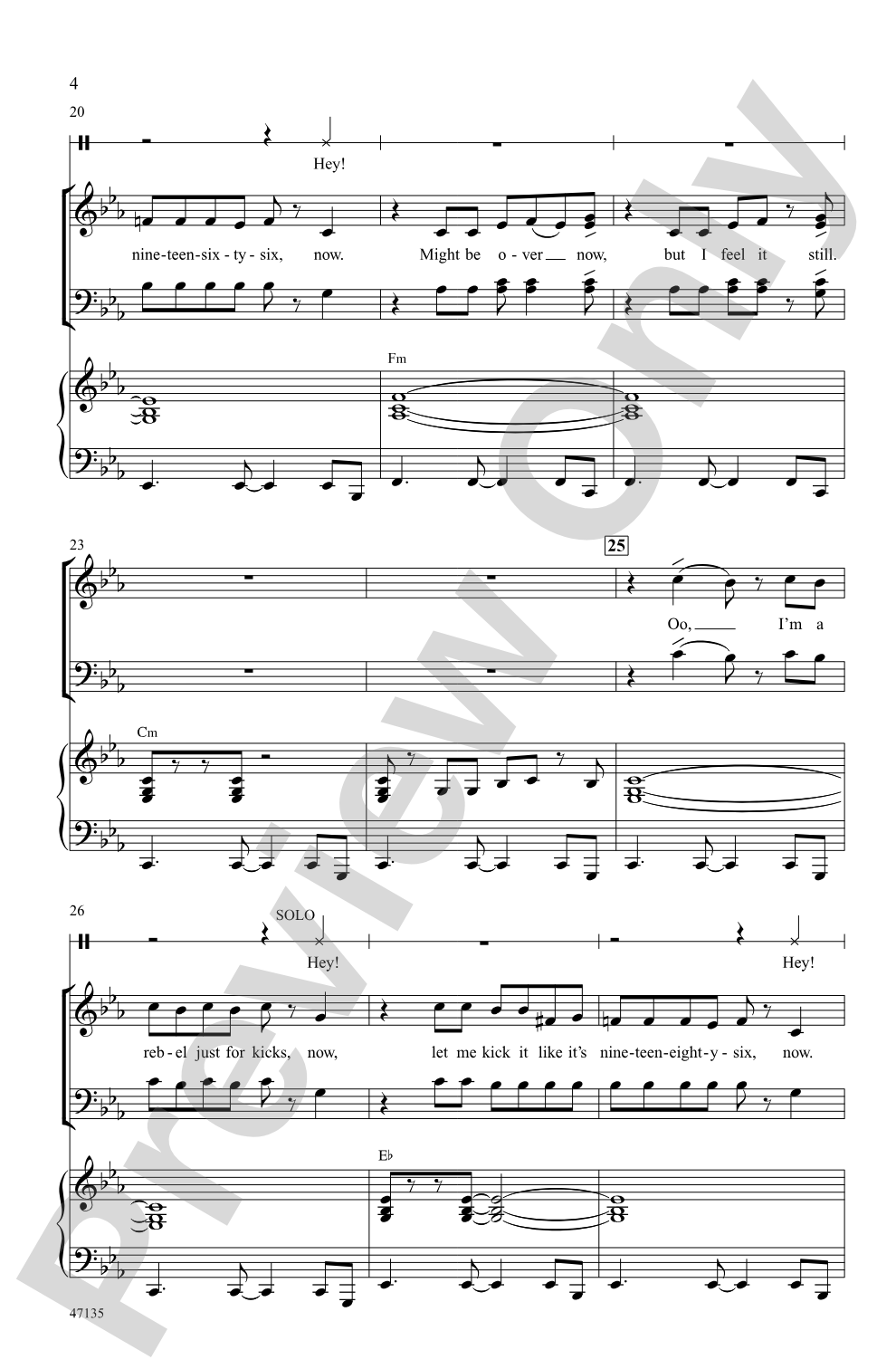 Feel It Still: SATB Choral Octavo