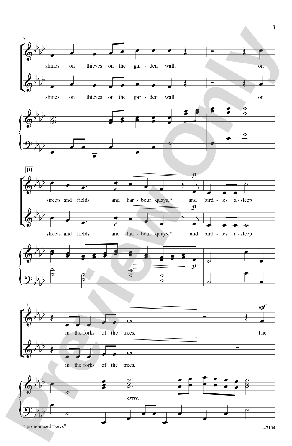 The Moon Has a Face: 2-Part Choral Octavo