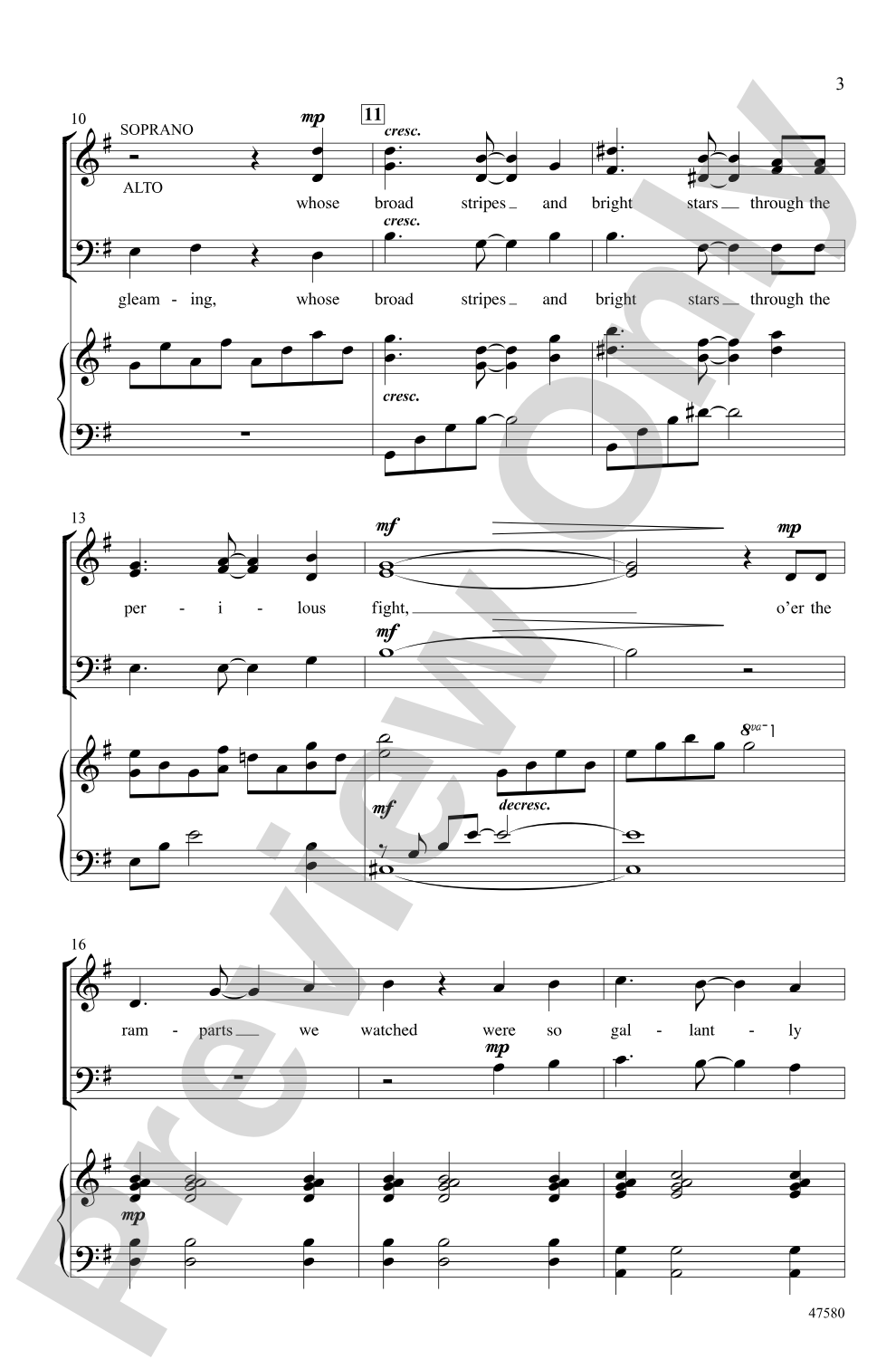 O Say, Can You See: SAB Choral Octavo
