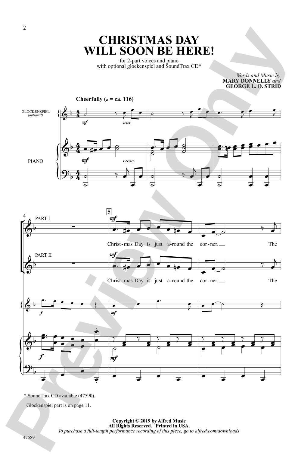 Christmas Day Will Soon Be Here!: 2-Part Choral Octavo