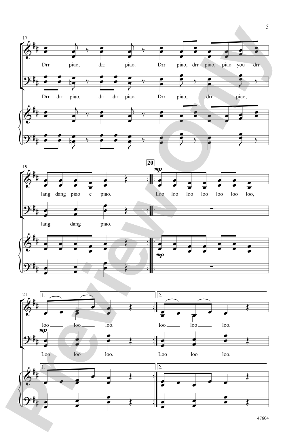 Two Asian Folk Songs: SATB, <i>a cappella</i> Choral Octavo