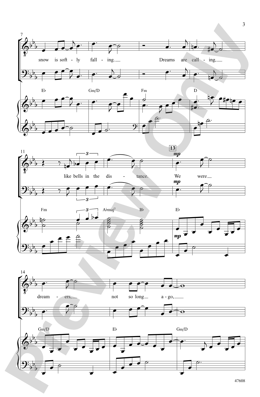 Believe: TTBB Choral Octavo