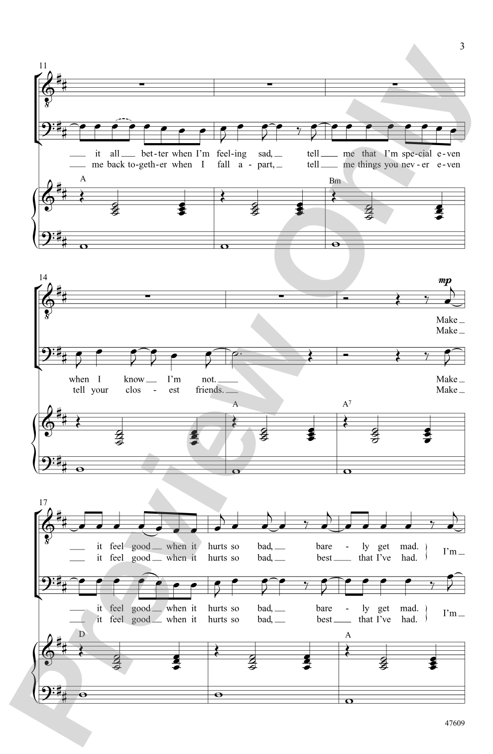 1, 2, 3, 4: TB Choral Octavo