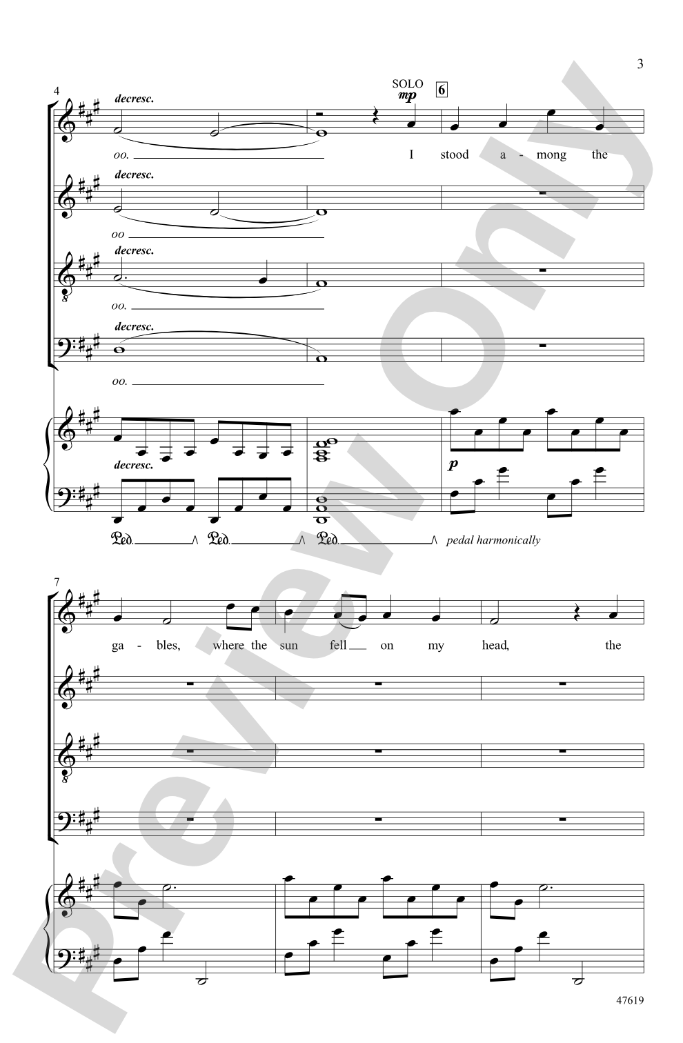 The Apple Tree: SATB Choral Octavo