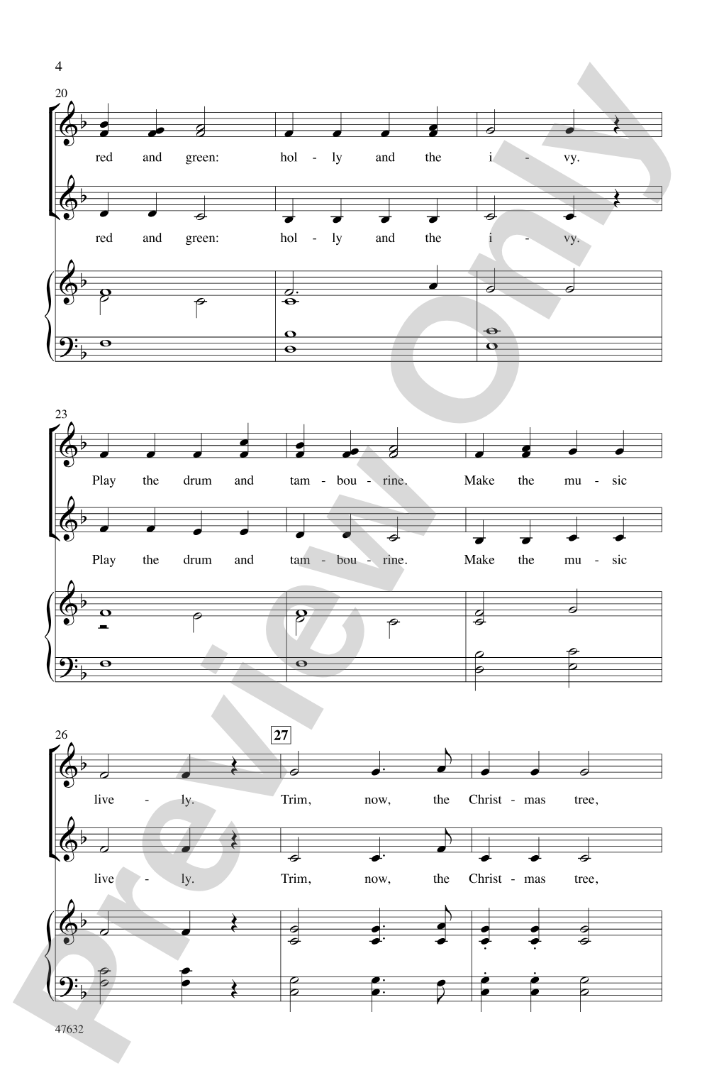 Christmas Comes But Once a Year: SSA Choral Octavo