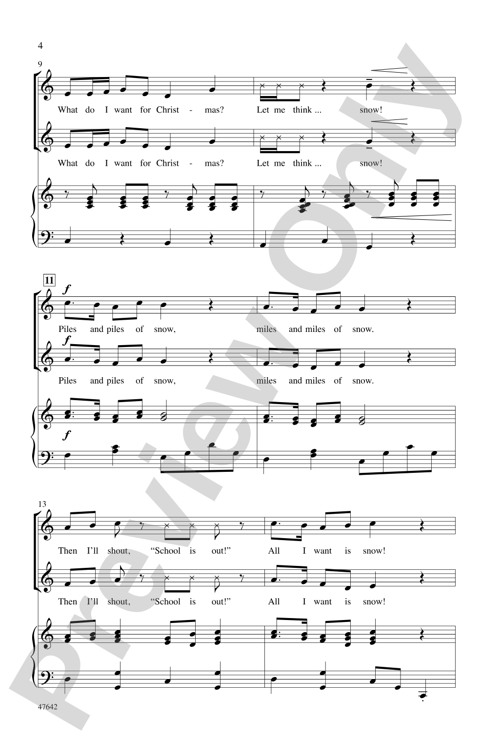 Piles of Snow!: 2-Part Choral Octavo