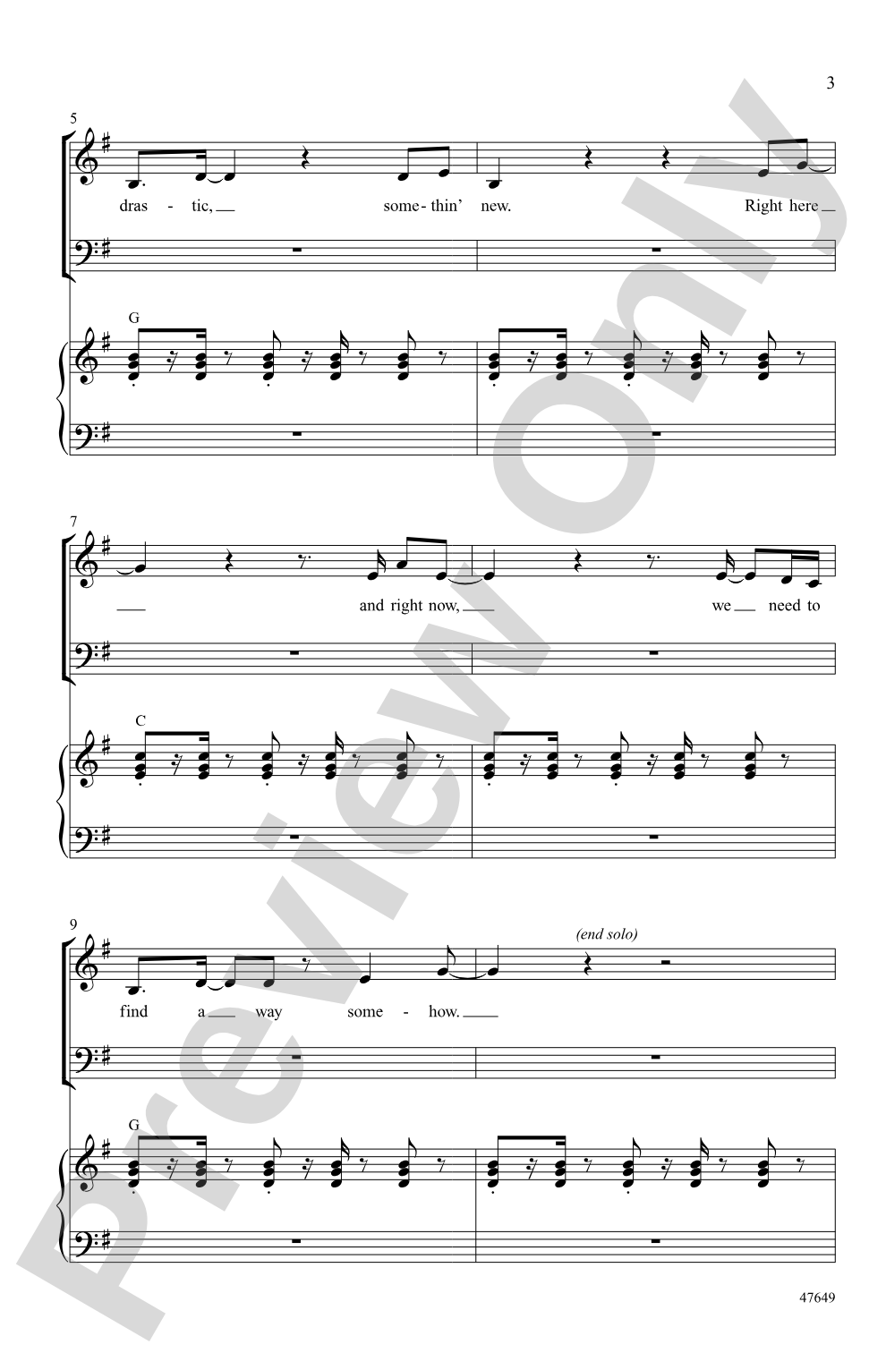 Moment of Truth: SATB Choral Octavo