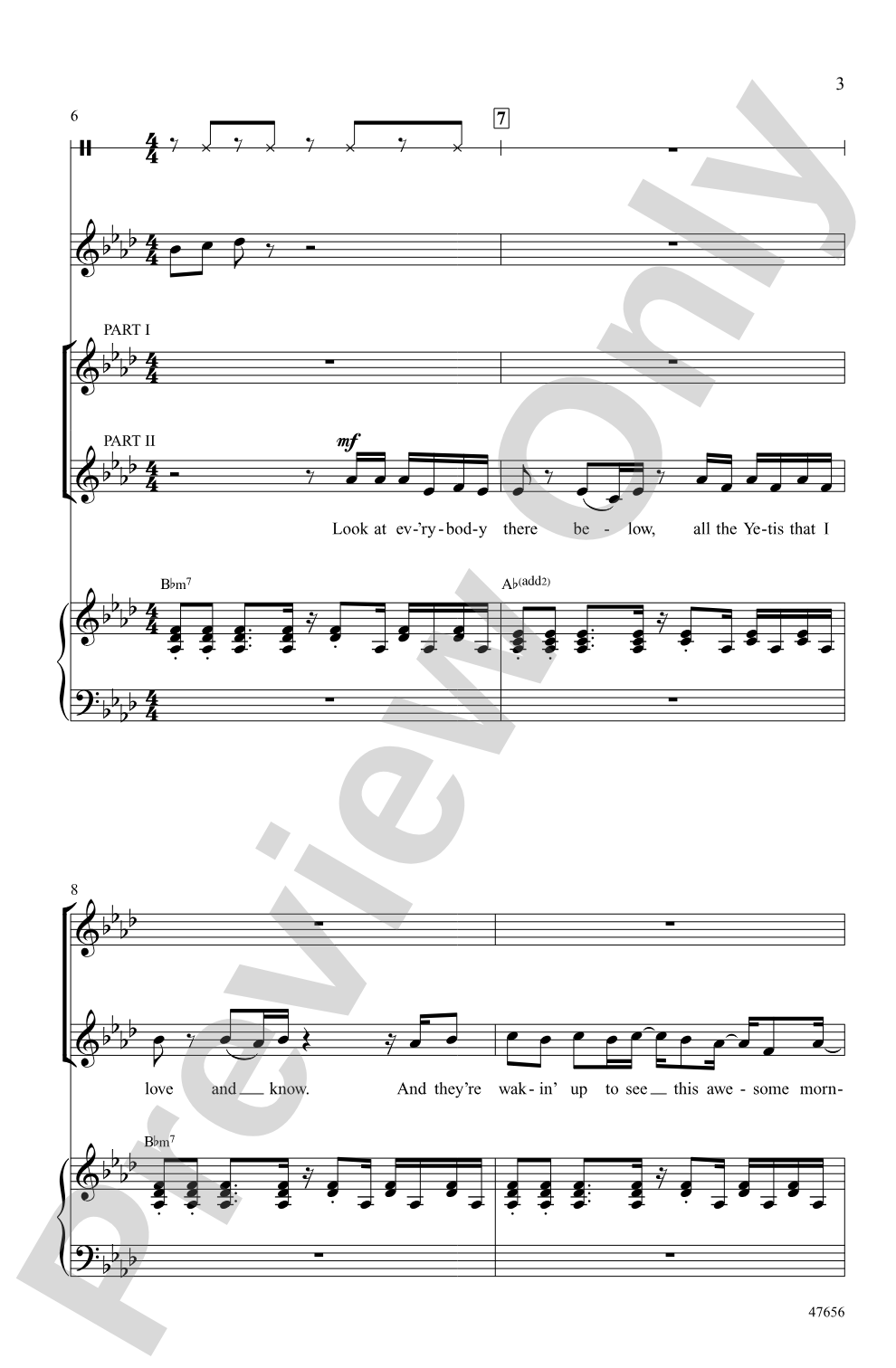 Perfection: 2-Part Choral Octavo