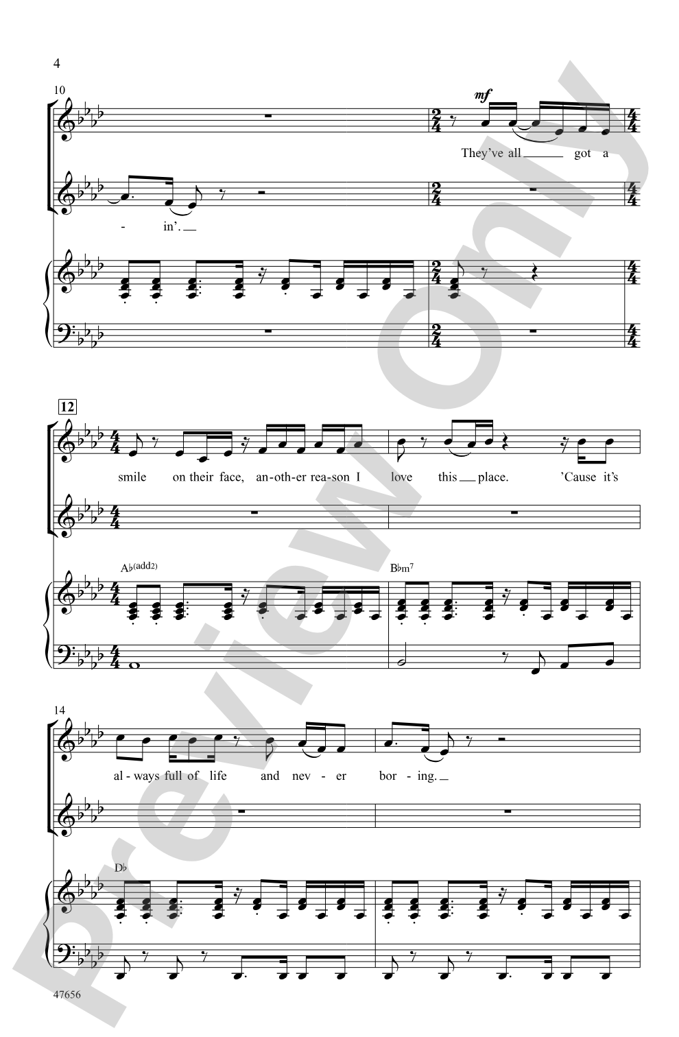 Perfection: 2-Part Choral Octavo