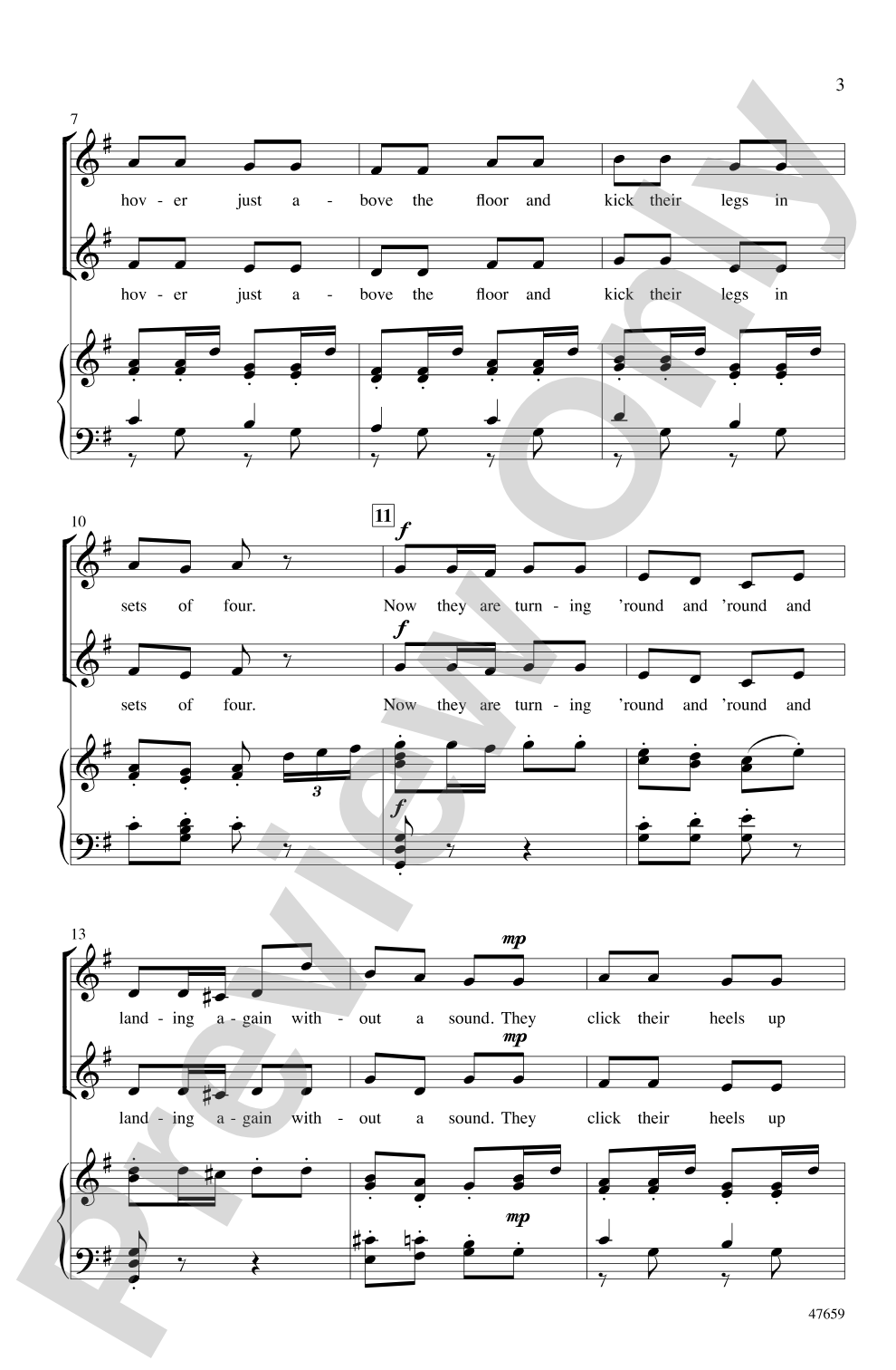 Three Nutcracker Dances: 2-Part Choral Octavo