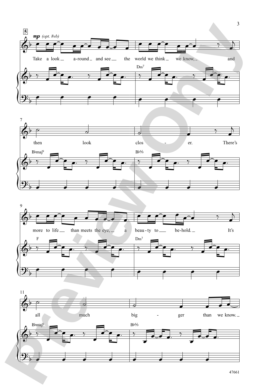 Wonderful Life: SATB Choral Octavo