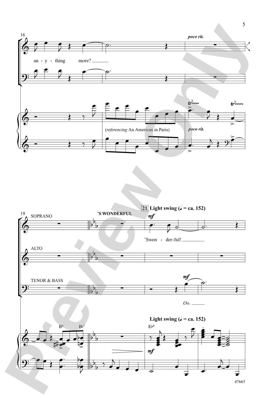 I Got Gershwin!: SATB Choral Octavo