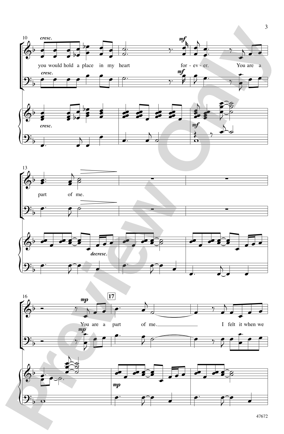 The Gift of Music: SAB Choral Octavo