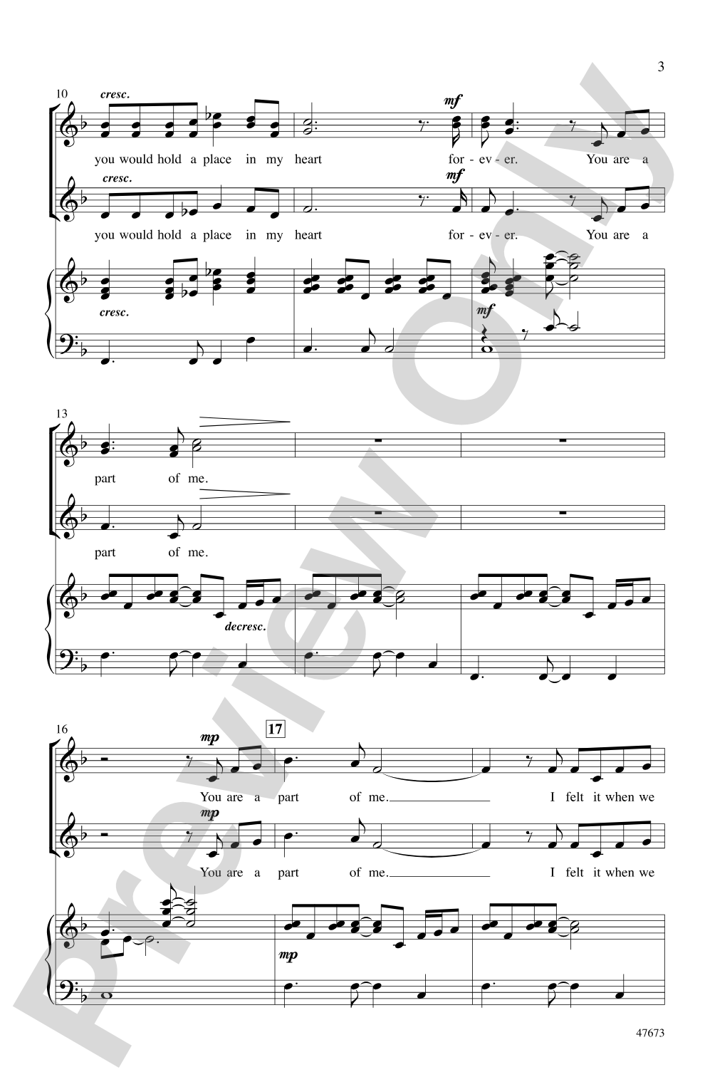 The Gift of Music: SSA Choral Octavo