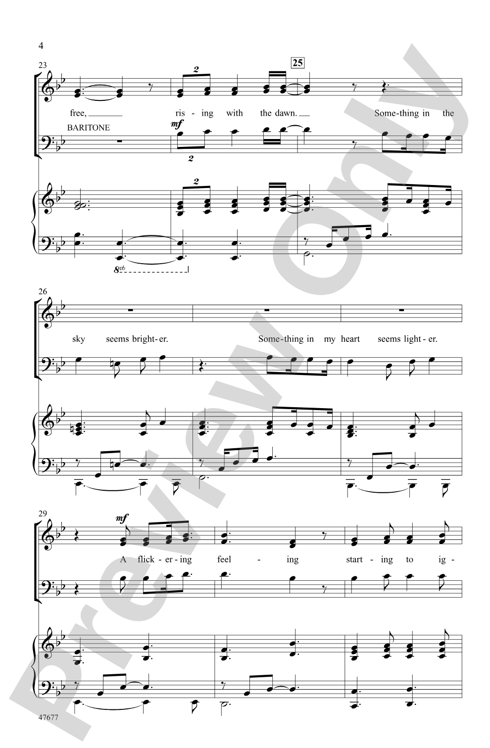 Looking for the Light: SAB Choral Octavo