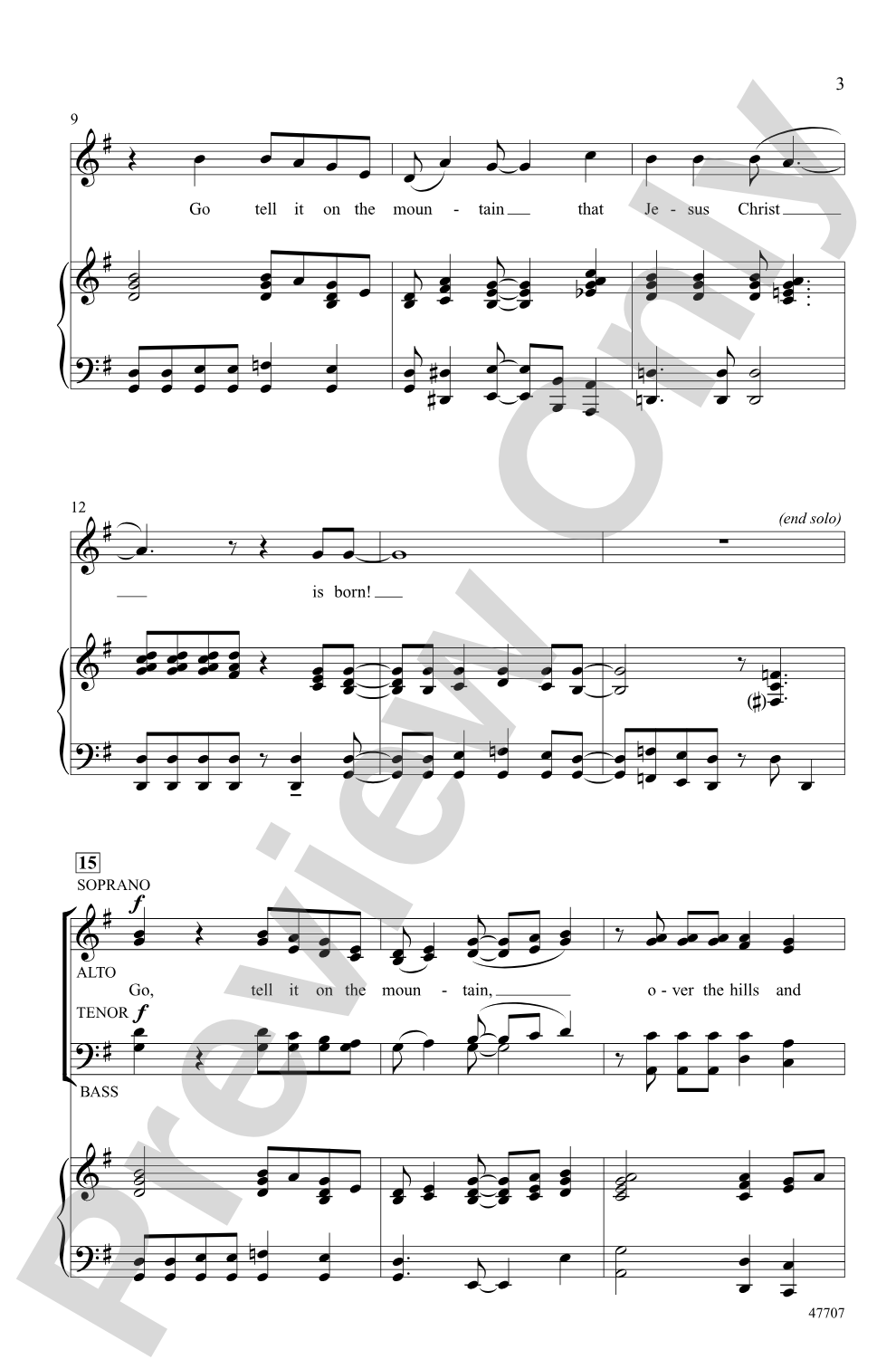 Go Tell It!: SATB Choral Octavo