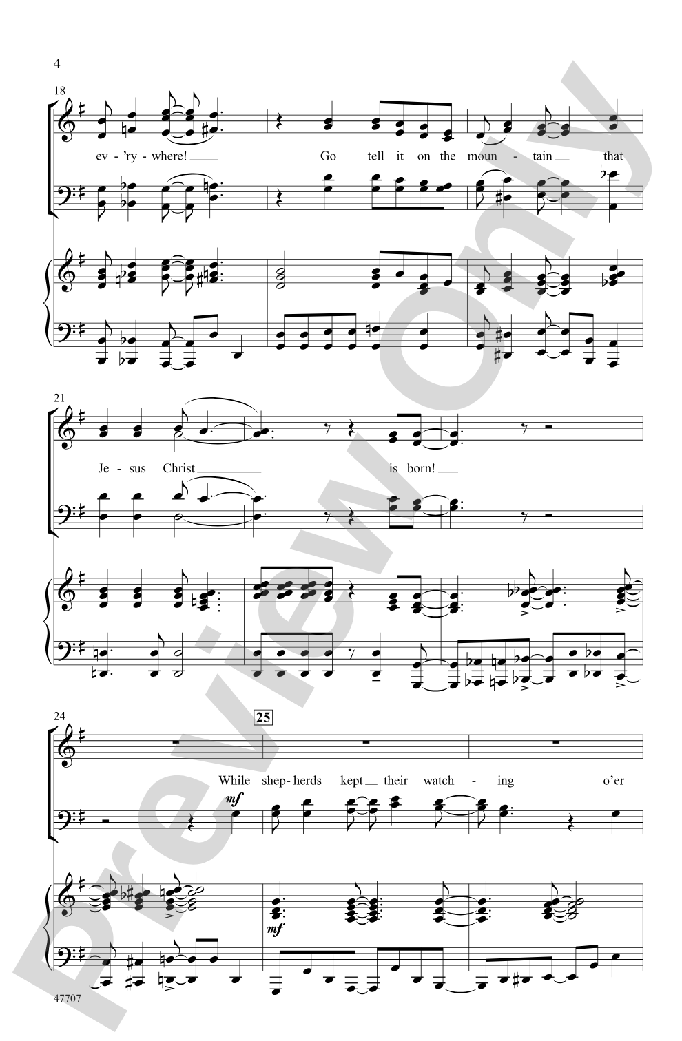 Go Tell It!: SATB Choral Octavo