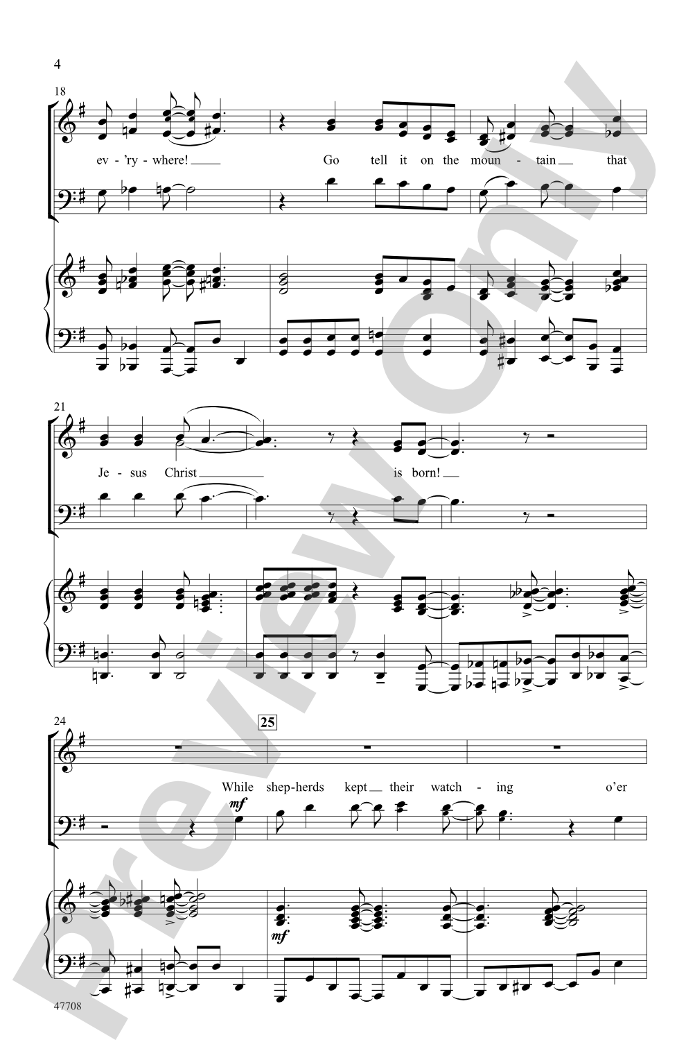 Go Tell It!: 3-Part Mixed Choral Octavo
