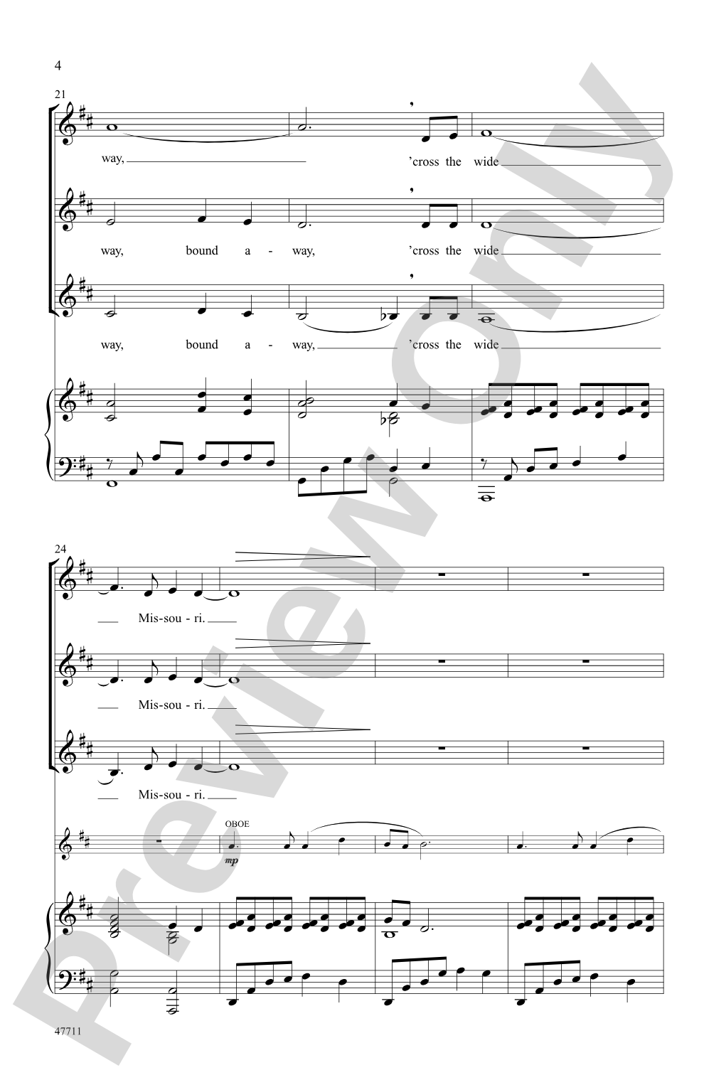Shenandoah: SSA Choral Octavo