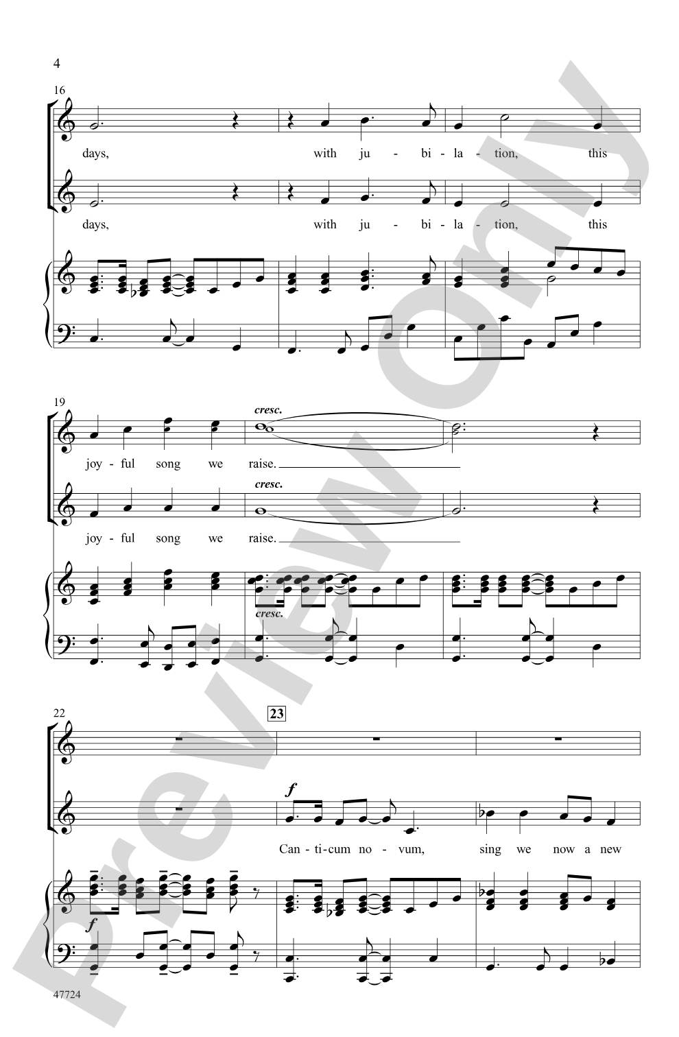 Canticum Novum: 2-Part Choral Octavo