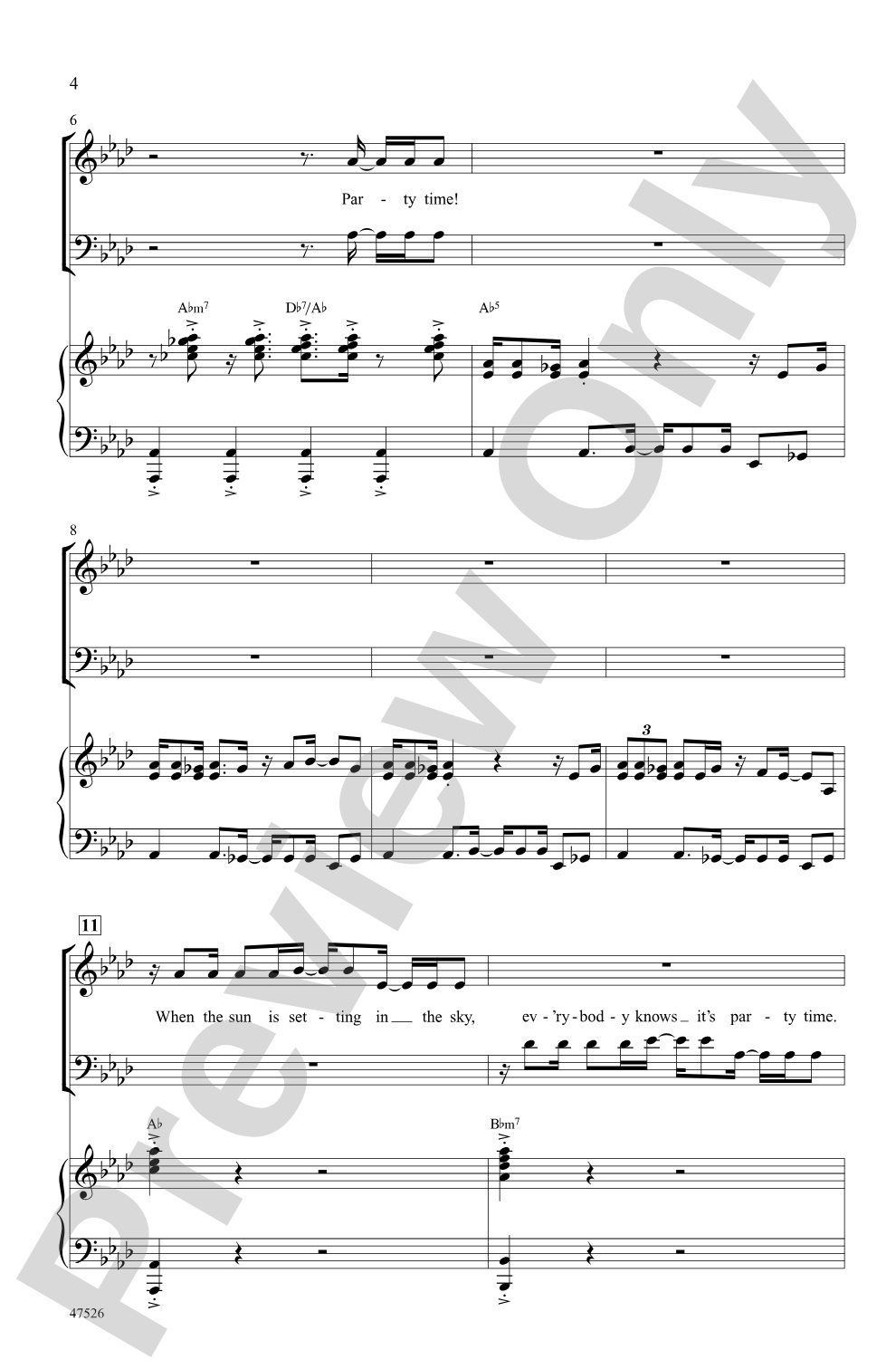 You'll Be Mine: SAB Choral Octavo