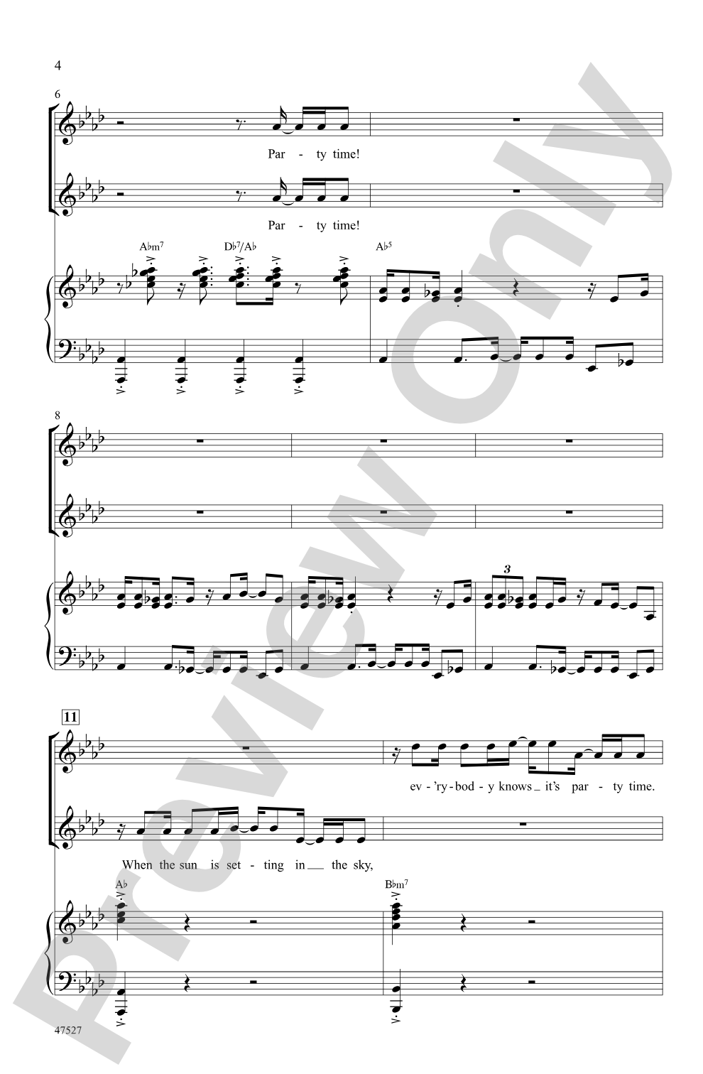 You'll Be Mine: SSA Choral Octavo