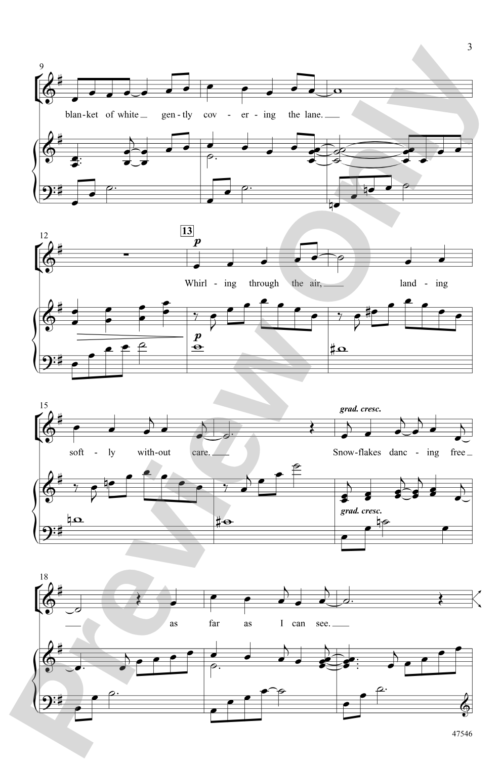 Watching It Snow: 2-Part Choral Octavo