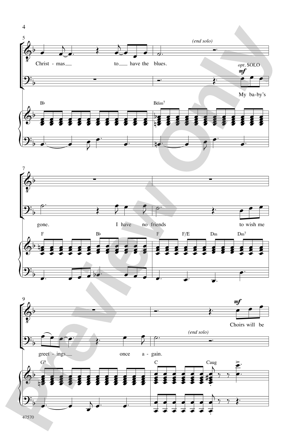 Please Come Home for Christmas: TTB Choral Octavo