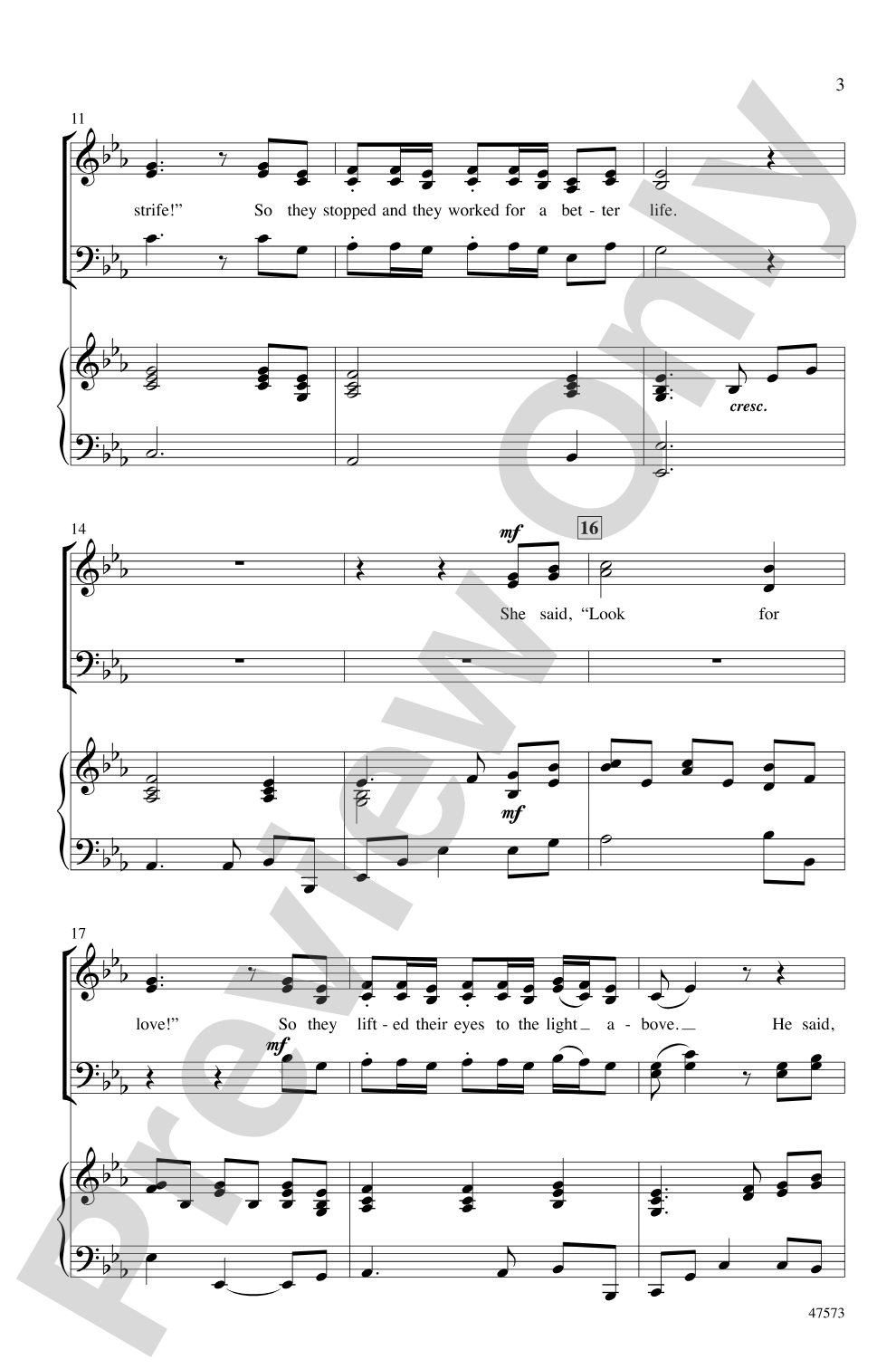 Parable: SATB Choral Octavo