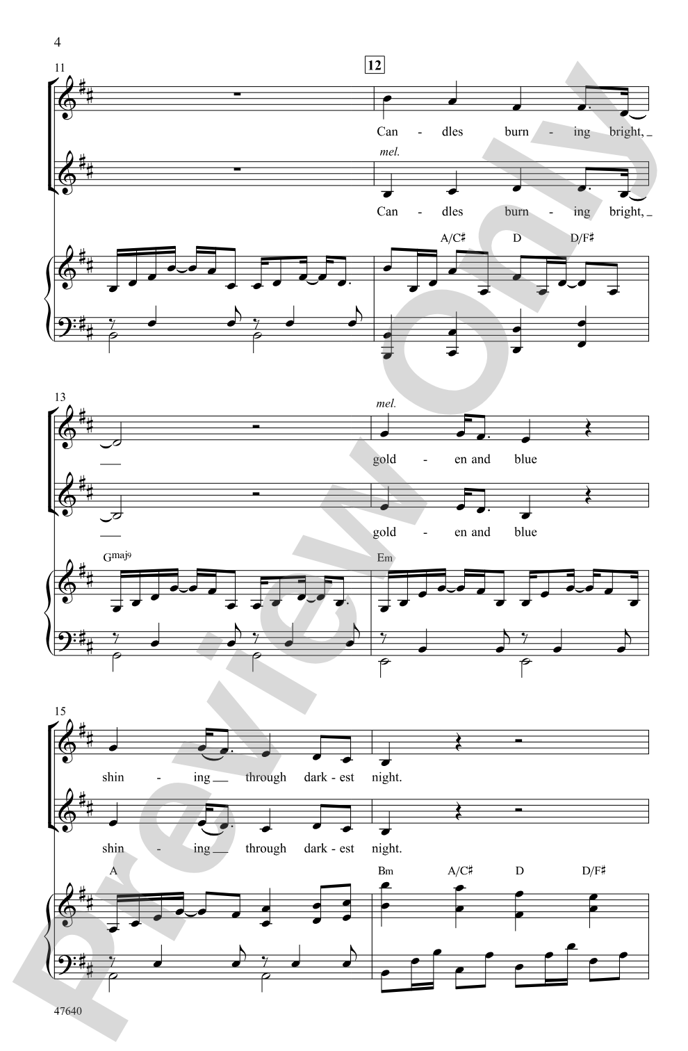 Light: 2-Part Choral Octavo