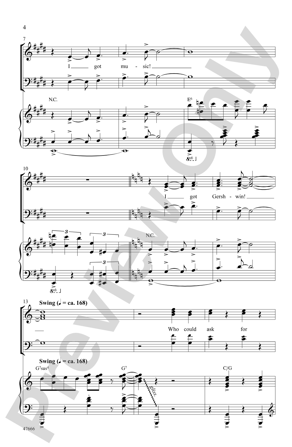 I Got Gershwin!: SAB Choral Octavo